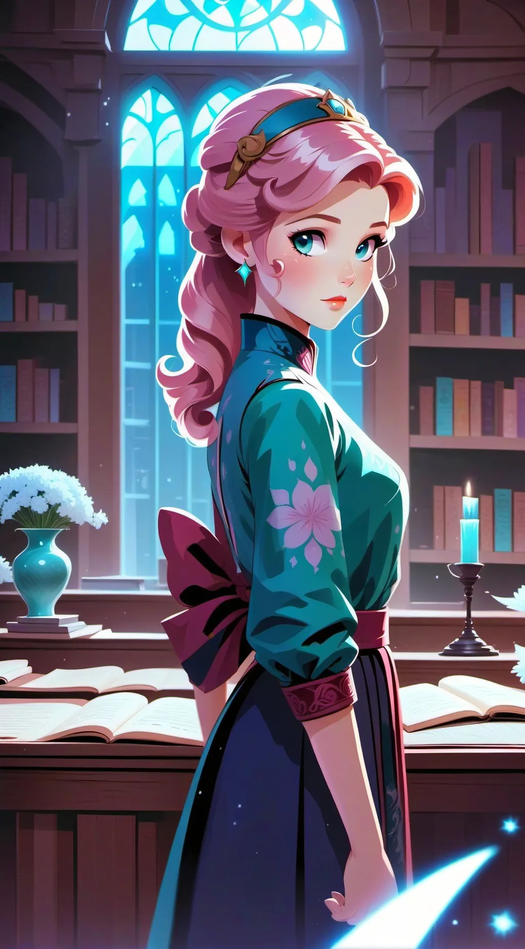 ai character: 莉莉安 background