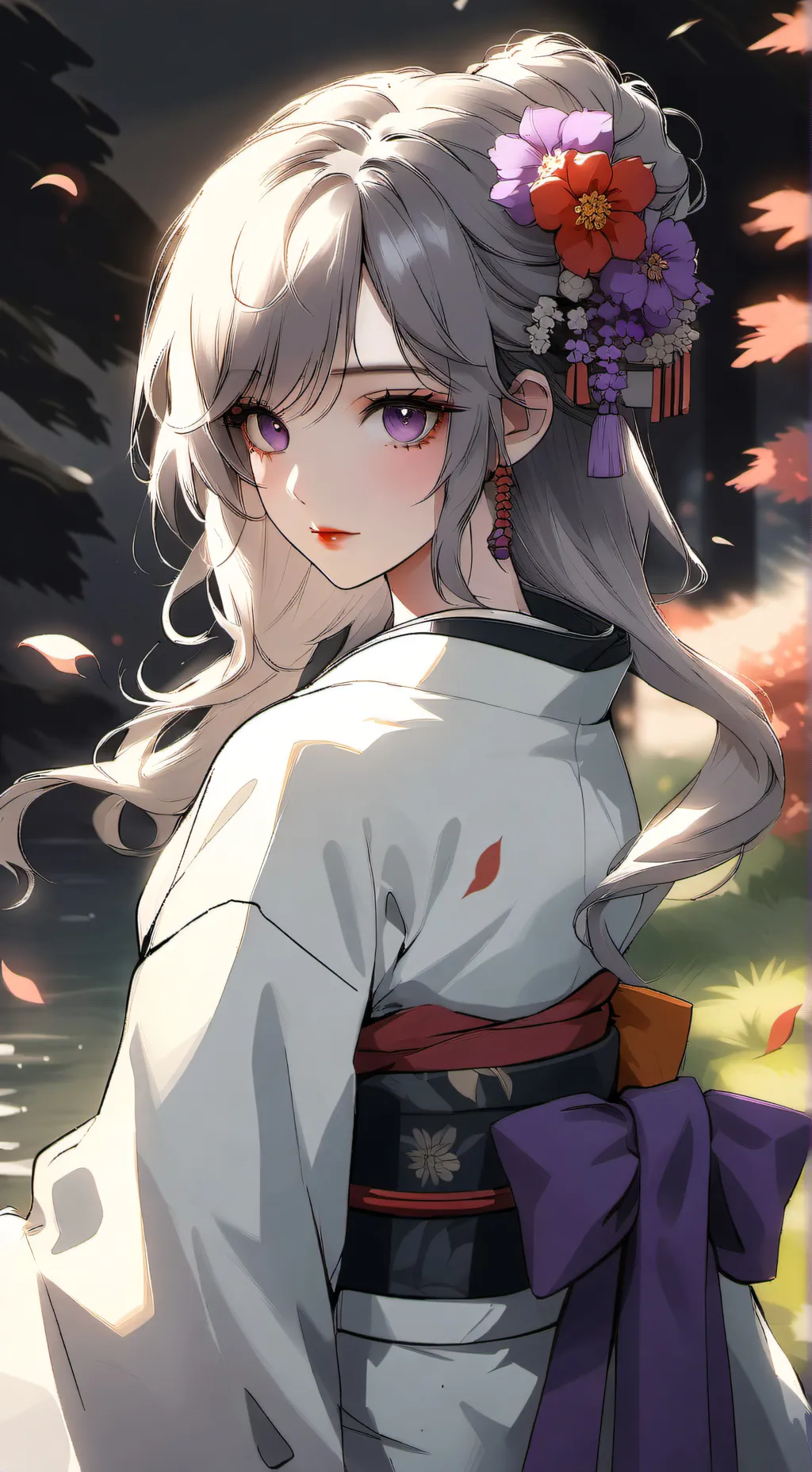 ai character: Mizumi Kami 💜 background