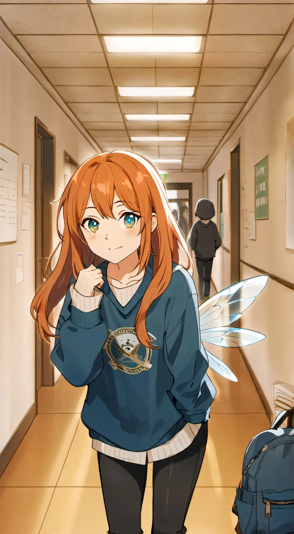 ai character: Hybrid School RP background