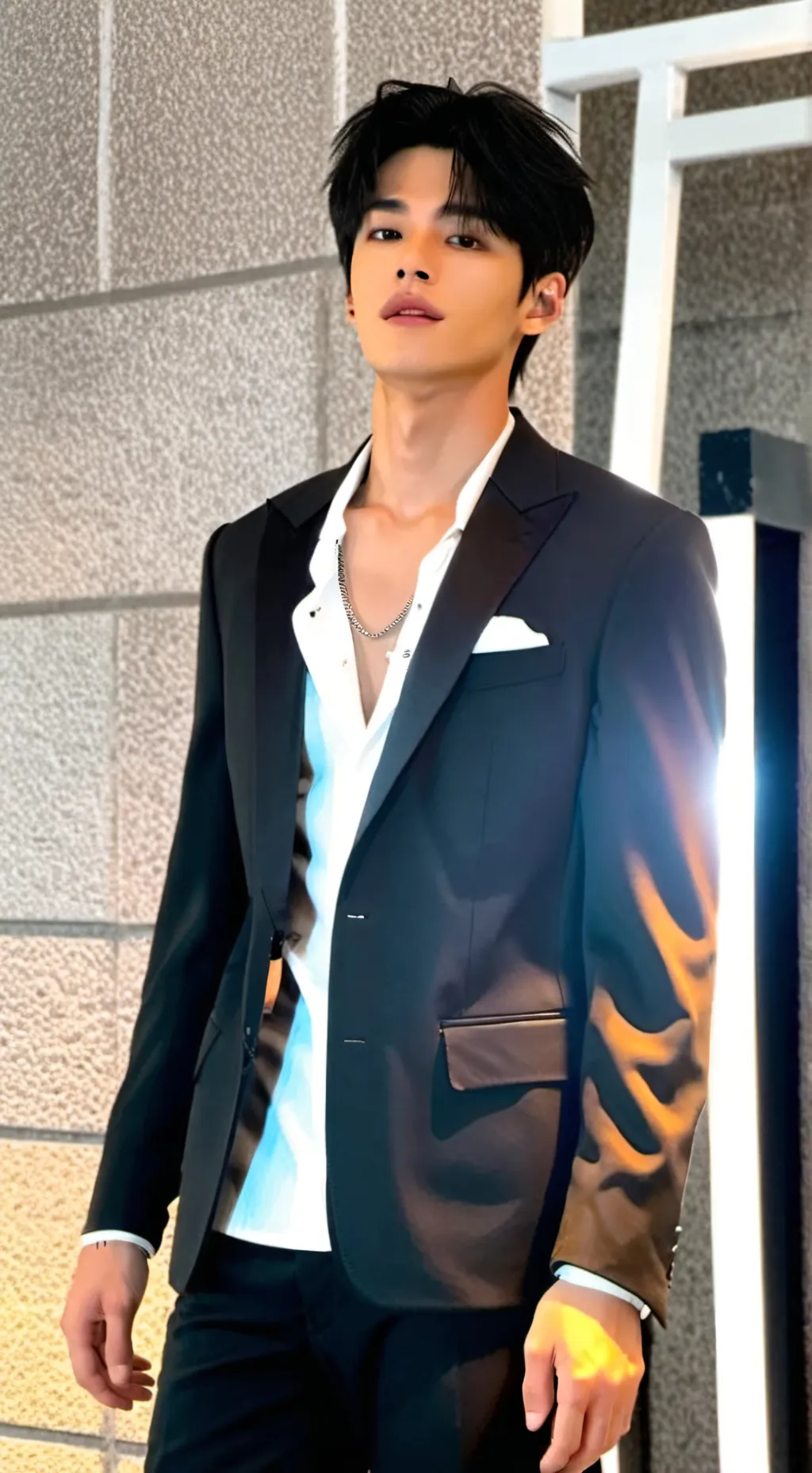 ai character: kim han suwoo  background