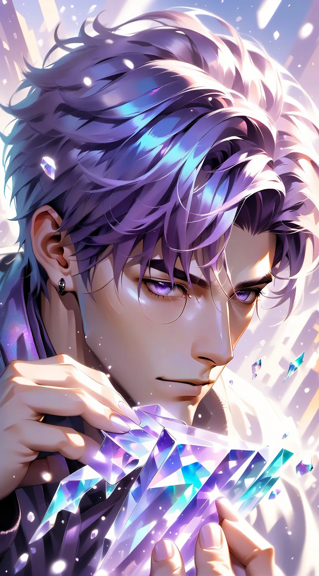 ai character: Top background
