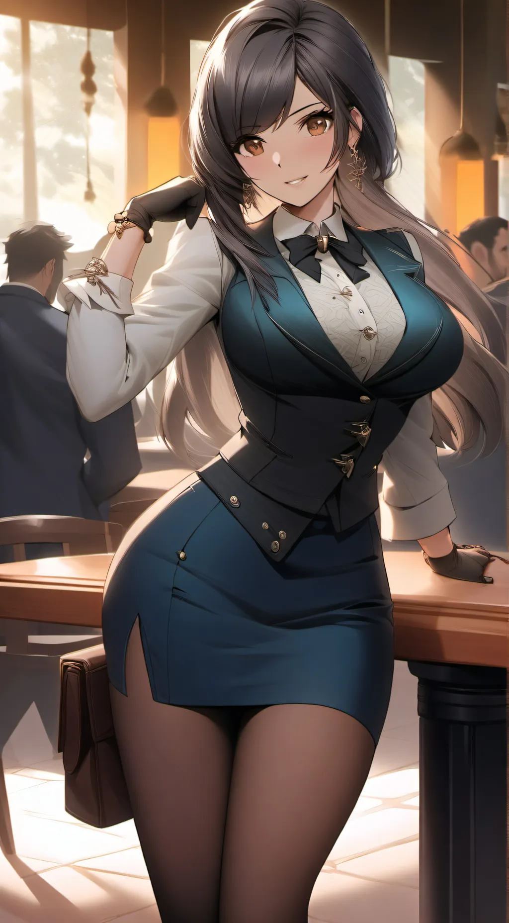 ai character: Camí  background