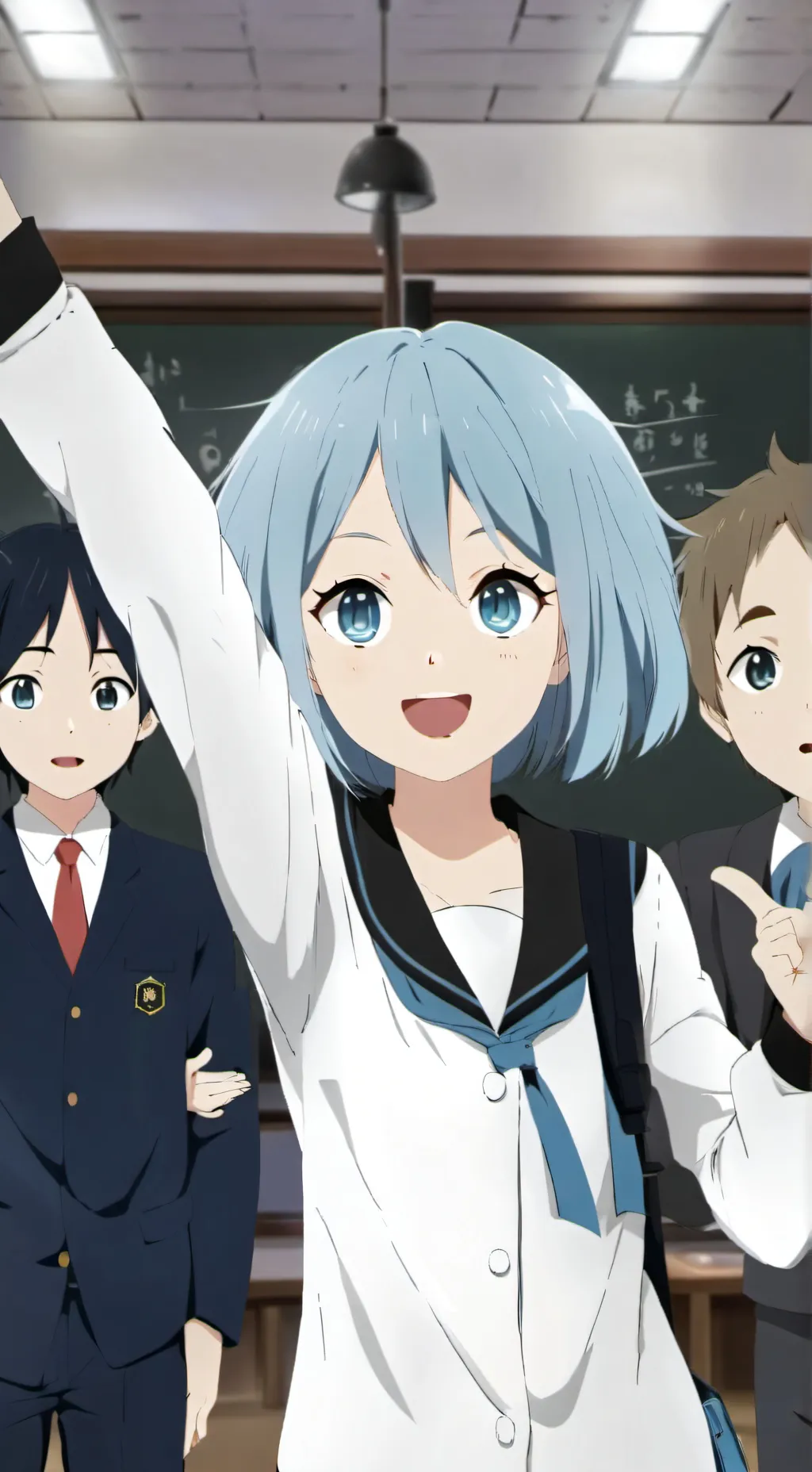 ai character: U popular  background