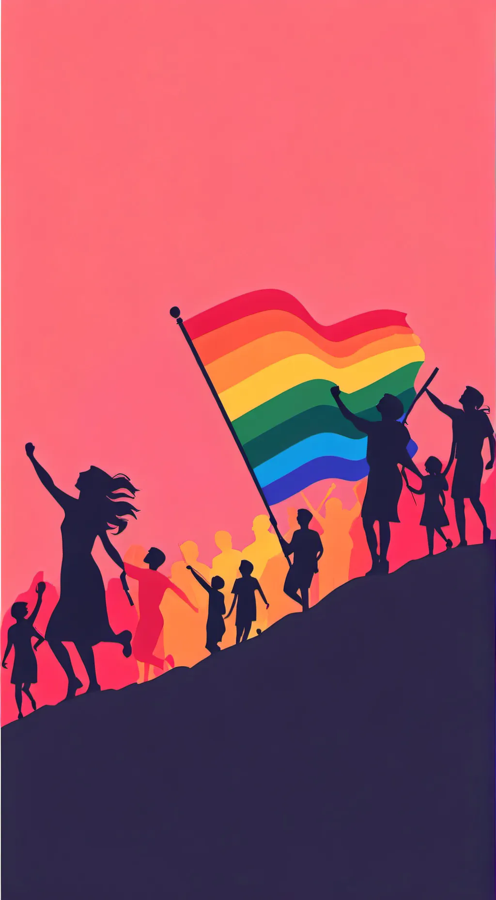 ai character: HH, pride month 2 background