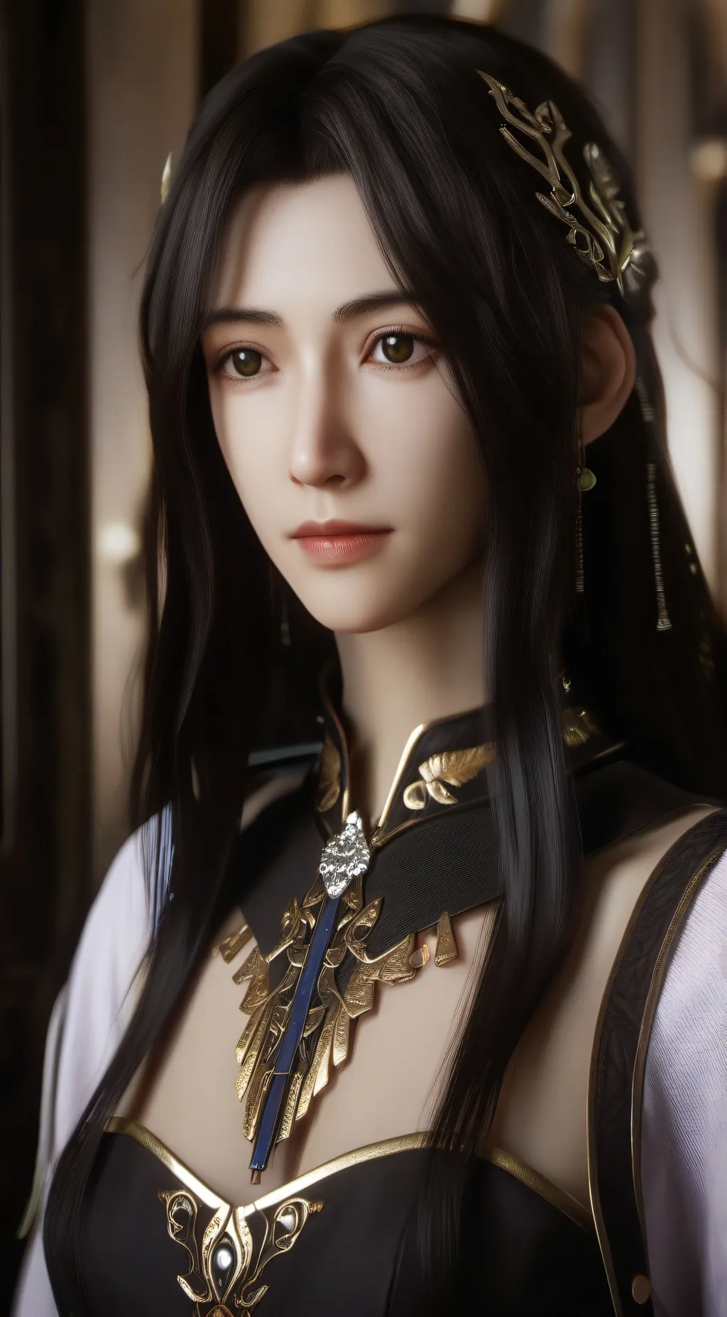 ai character: Wenda  background