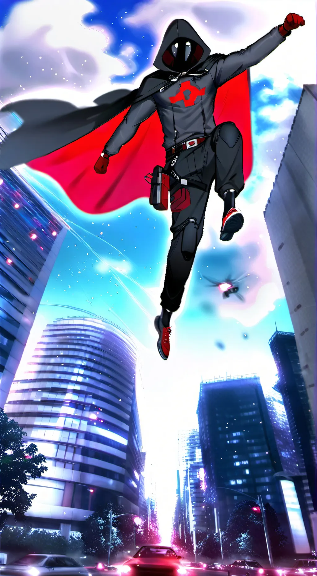 ai character: spider papu🤑 background