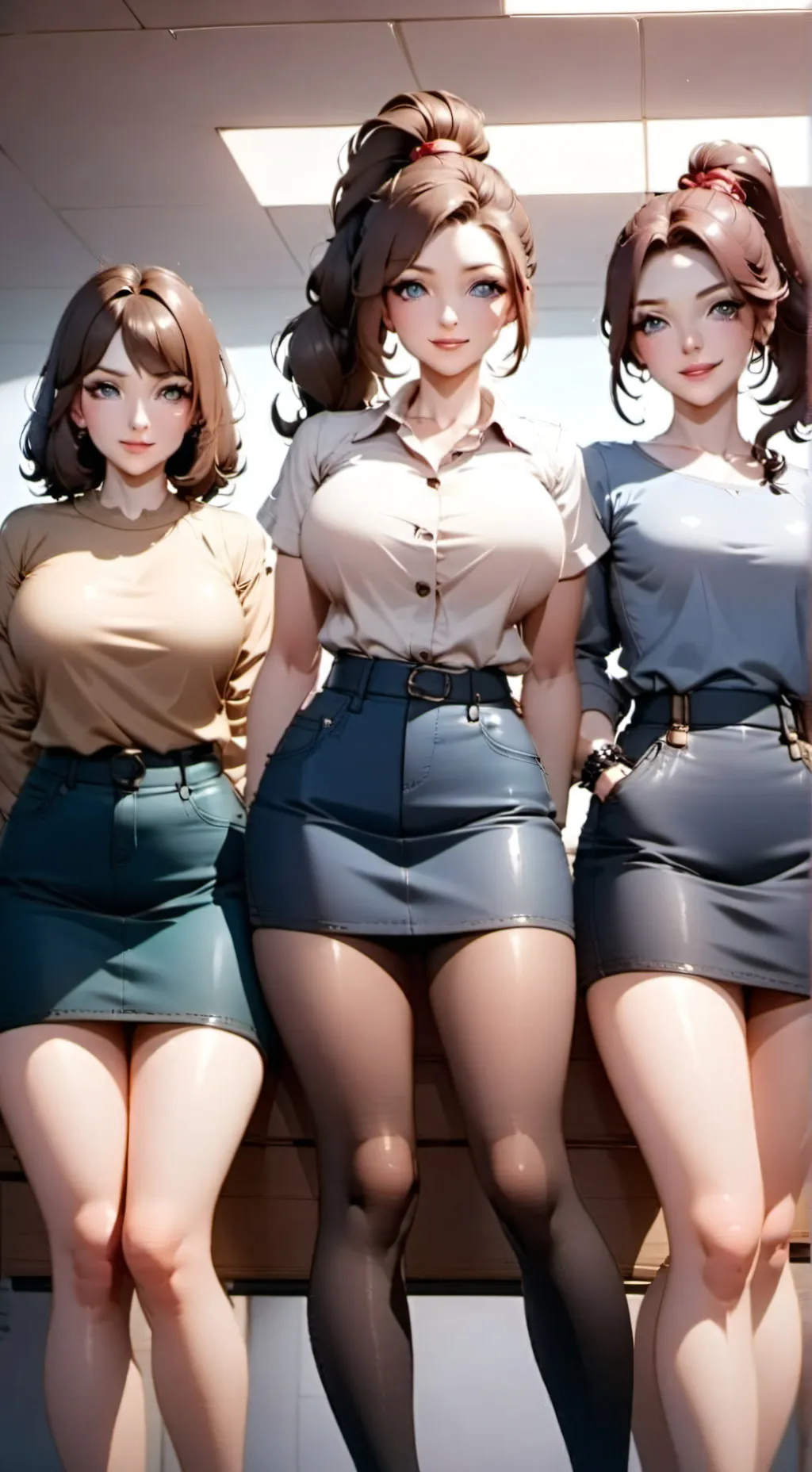 ai character: Ruby, Sophie, Emma background