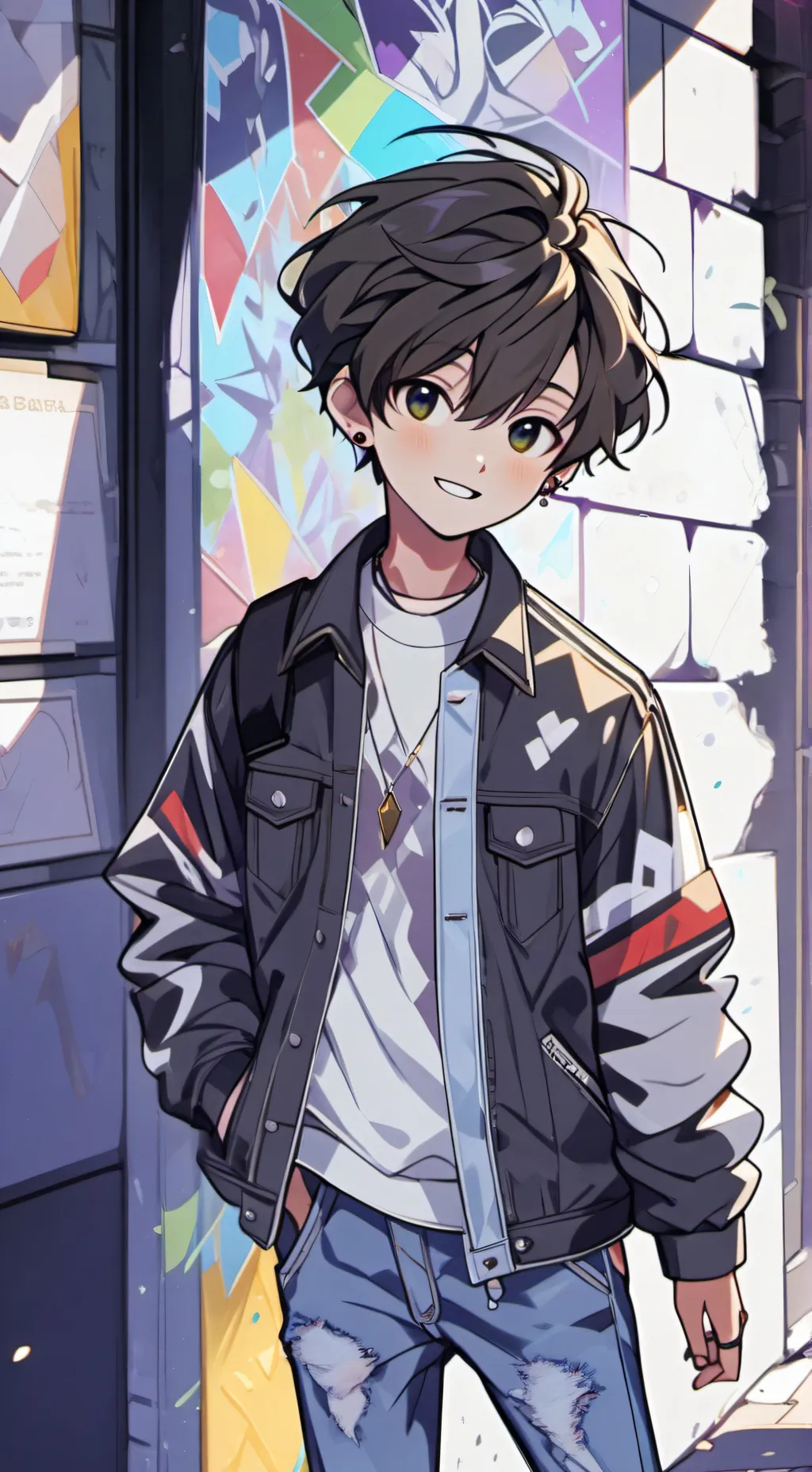 ai character: noah background