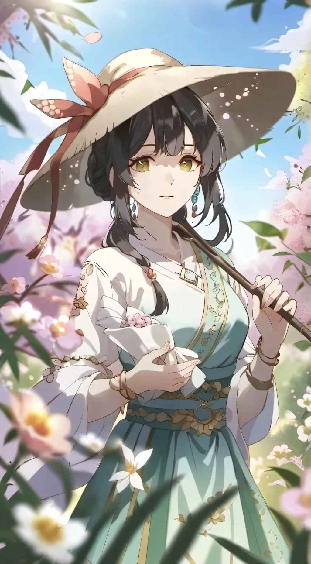 ai character: HARUSHIME background