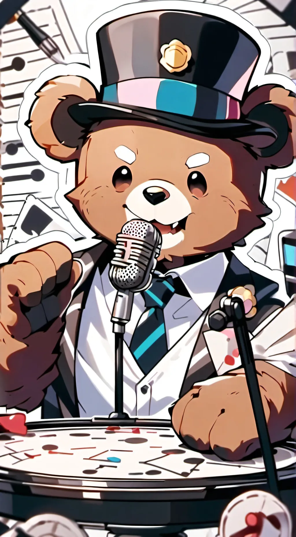 ai character: freddy fazbear background