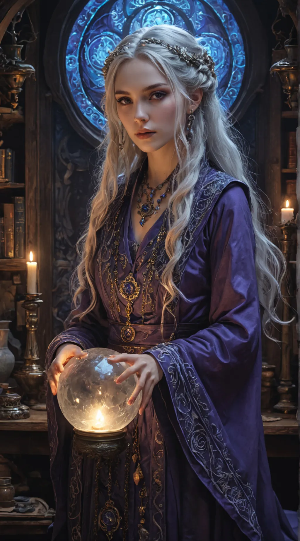 ai character: EleonoraViltaria  background