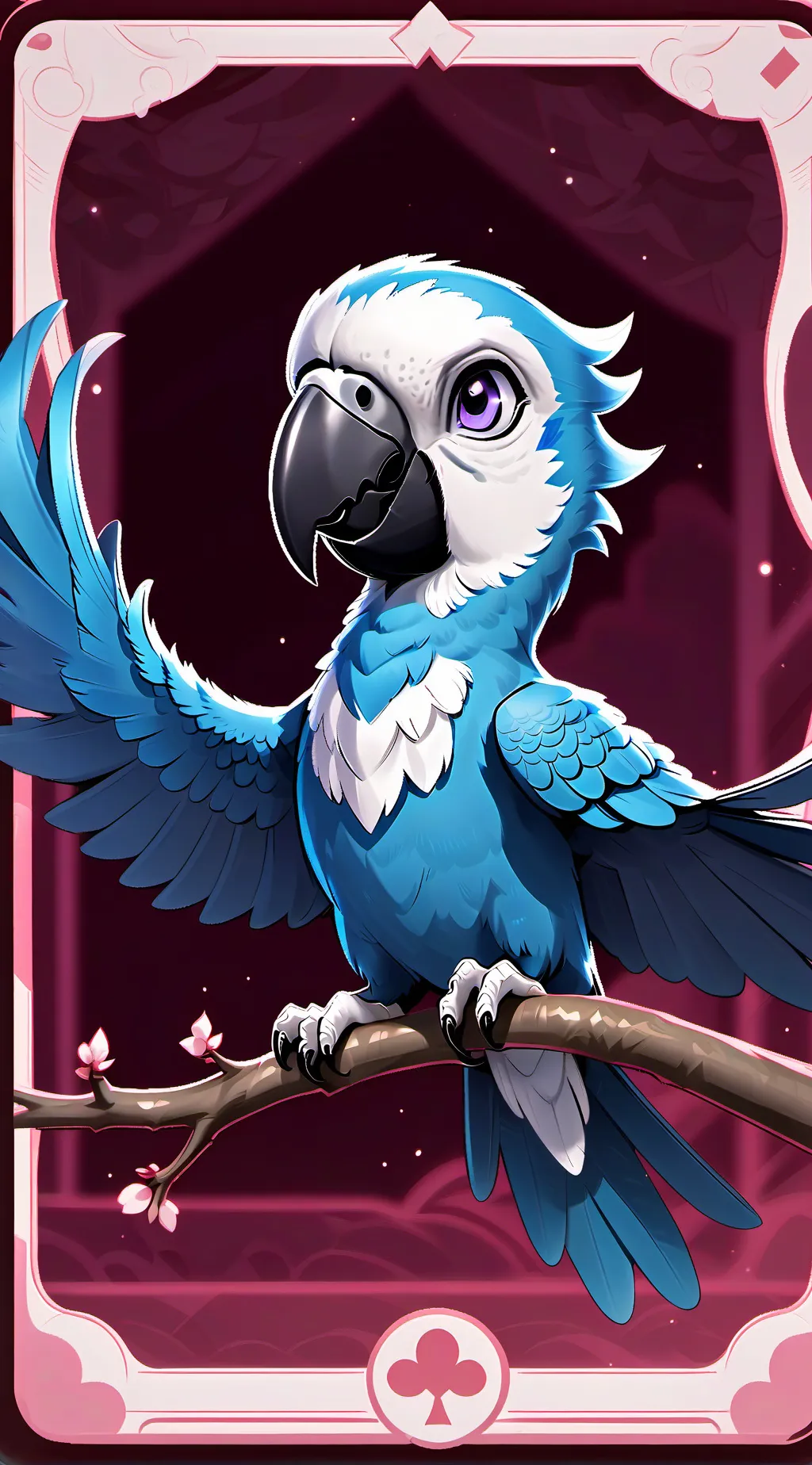 ai character: Sapphire background