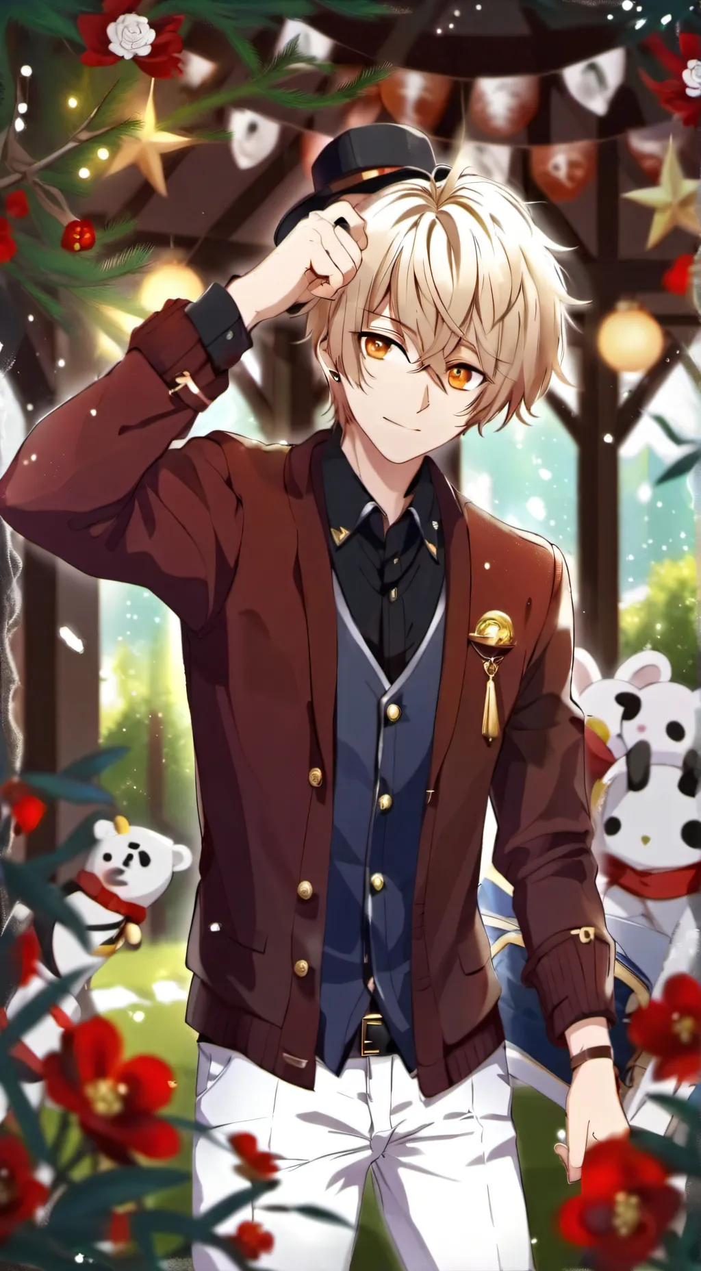 ai character: Mark background