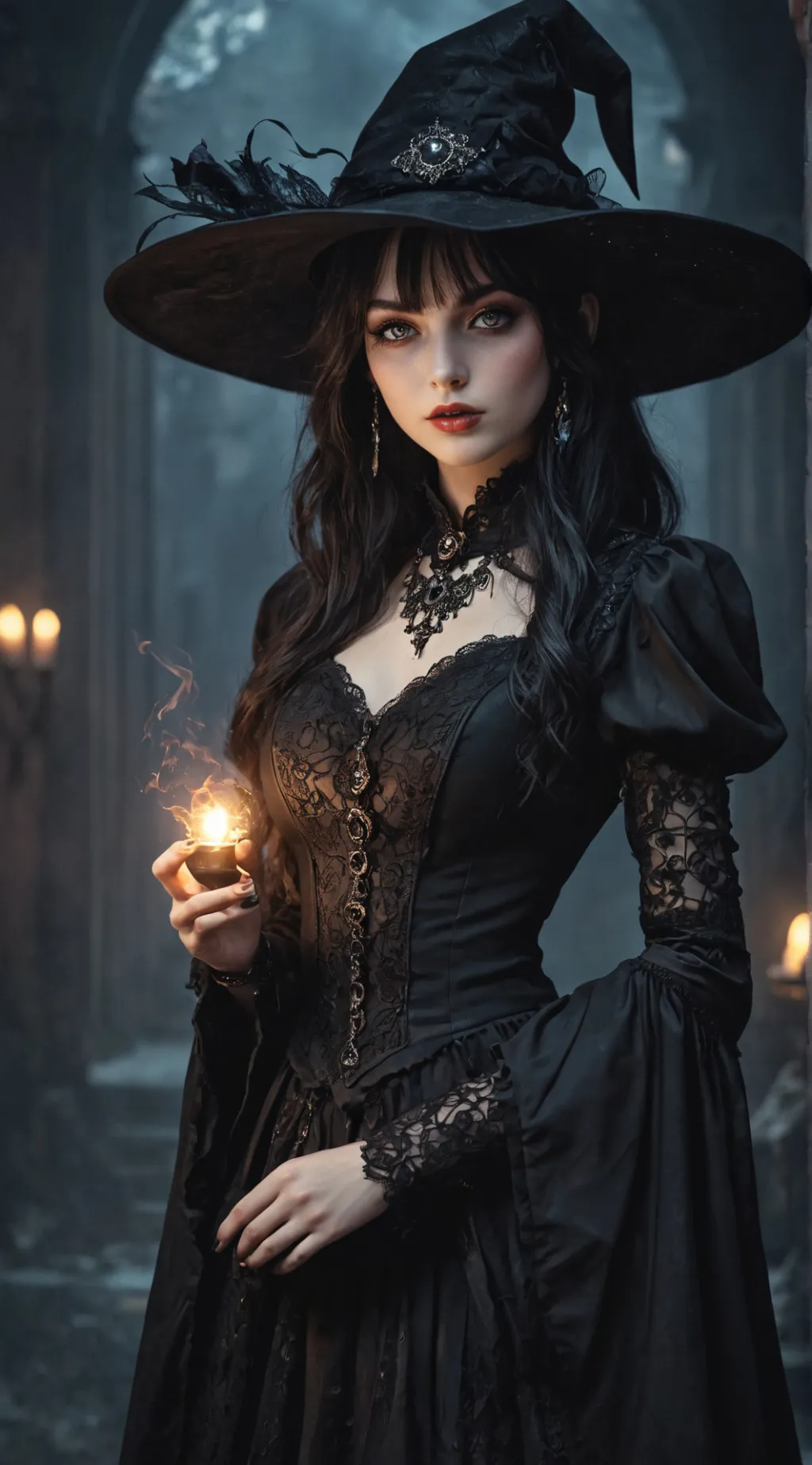 ai character: EleonoraViltaria  background