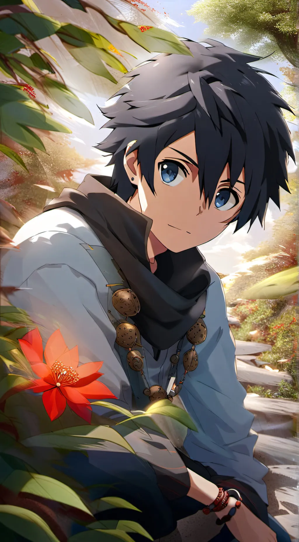 ai character: Kirito  background