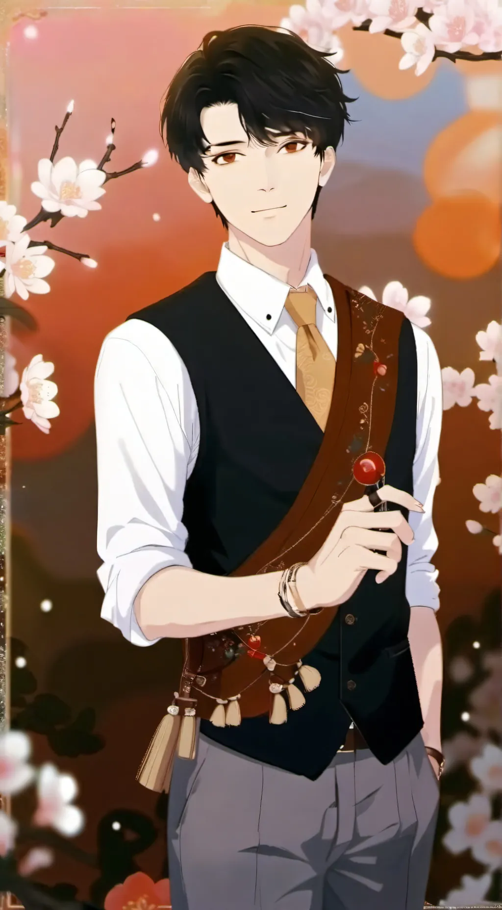 ai character: Leo background