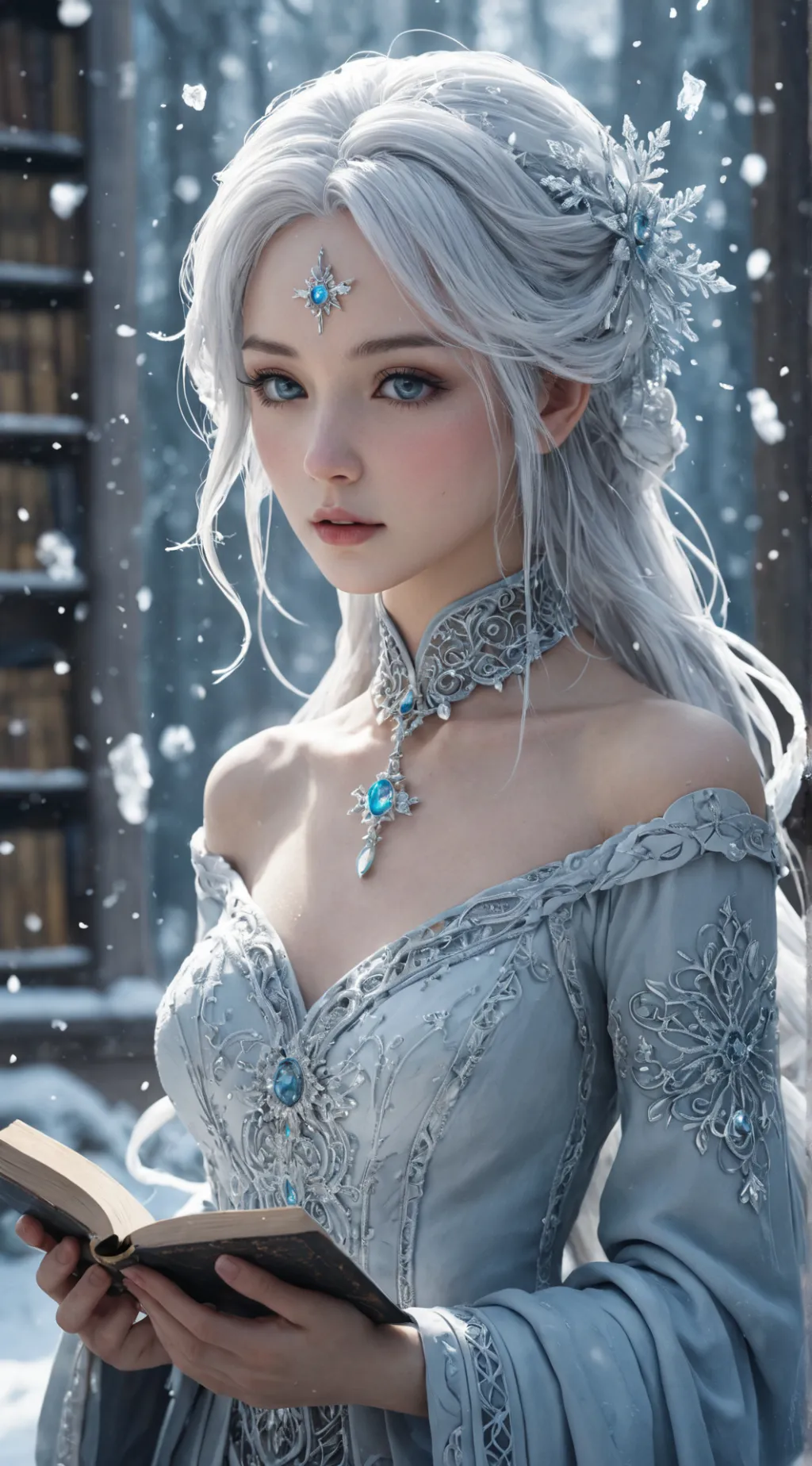 ai character: EleonoraViltaria  background