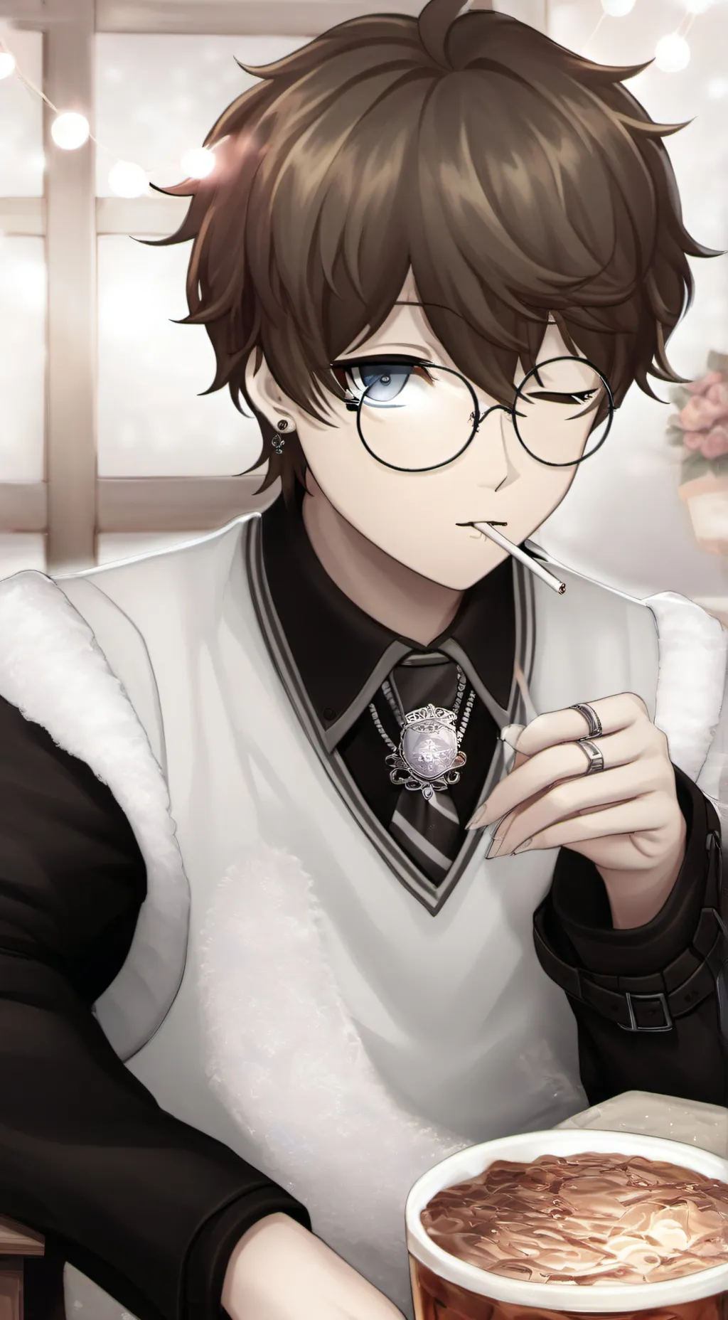 ai character: conner background
