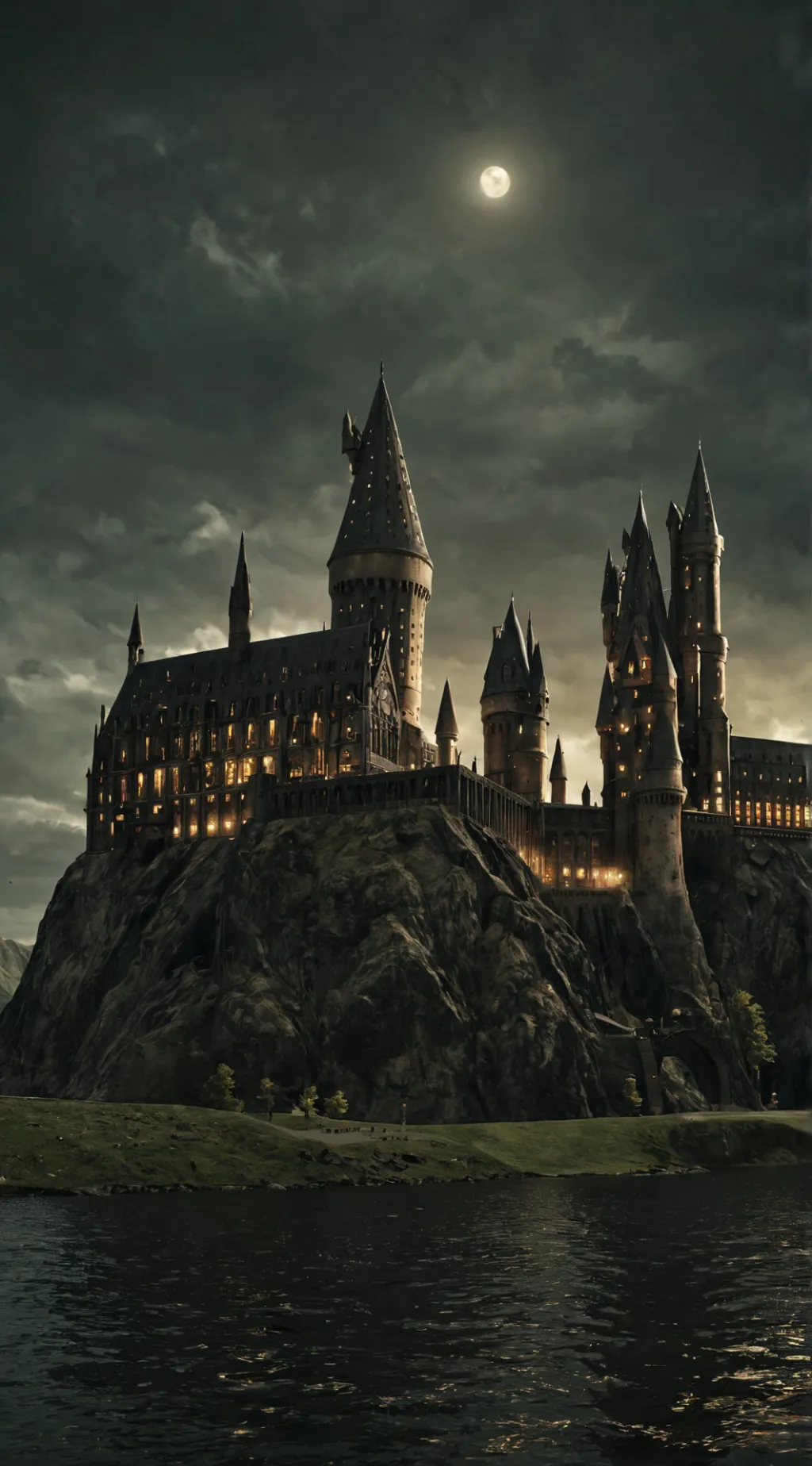 ai character: Hogwarts 1 background