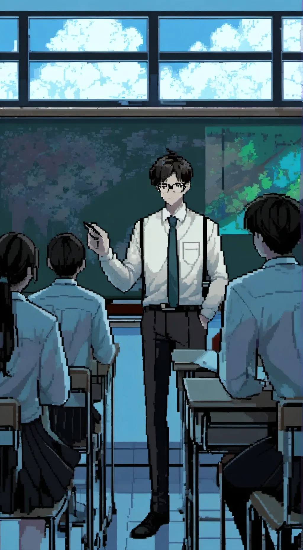ai character: CH school background