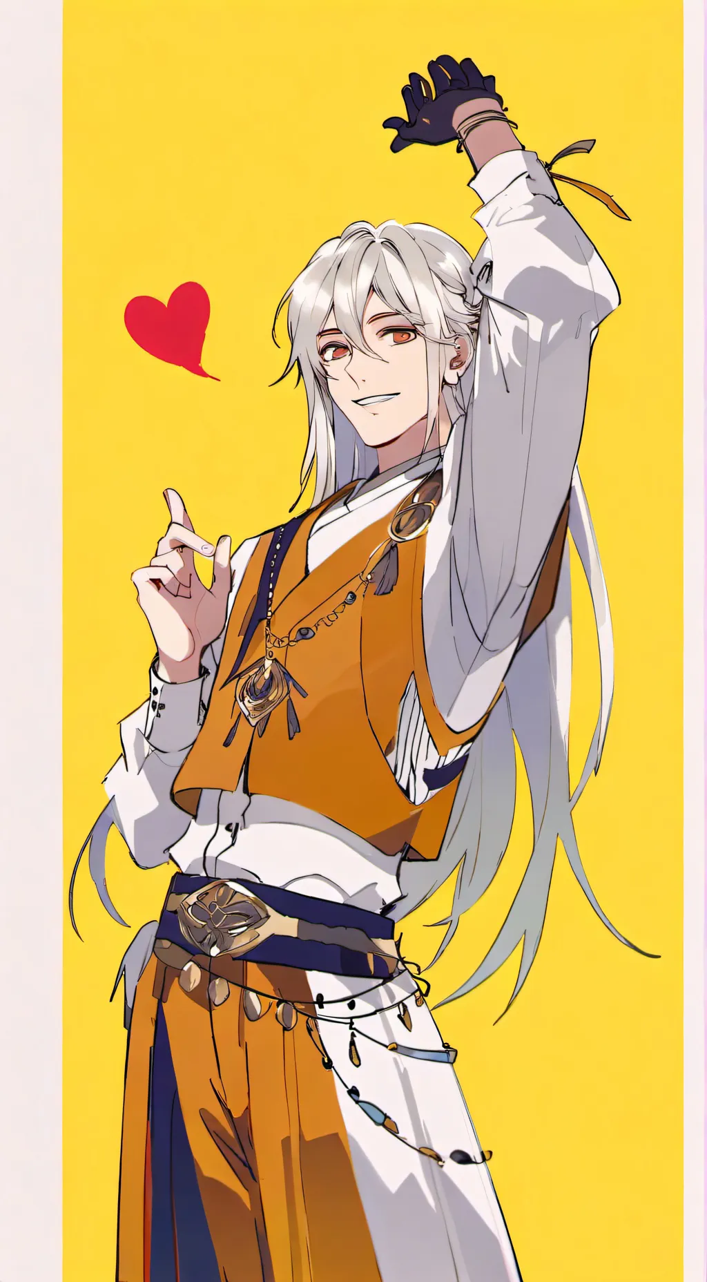 ai character: Finish the heart🫶 background