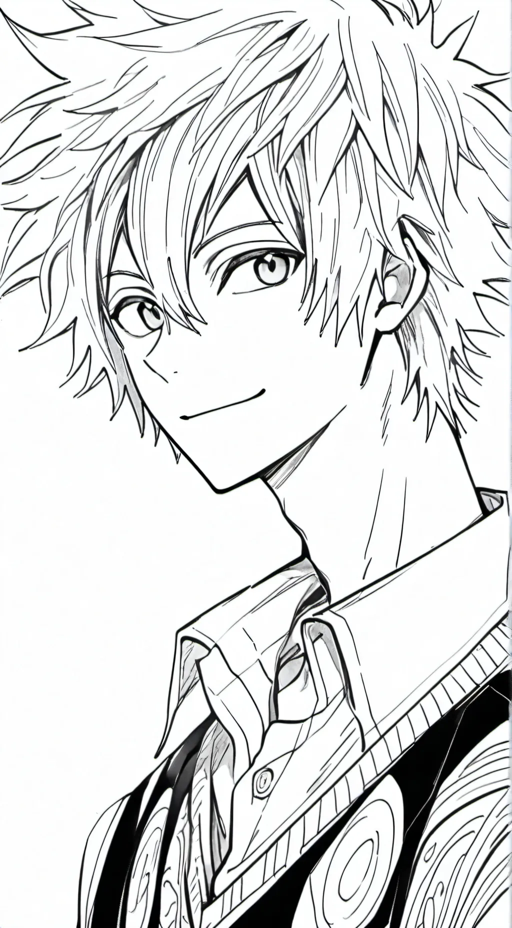 ai character: Mina x katsuki background