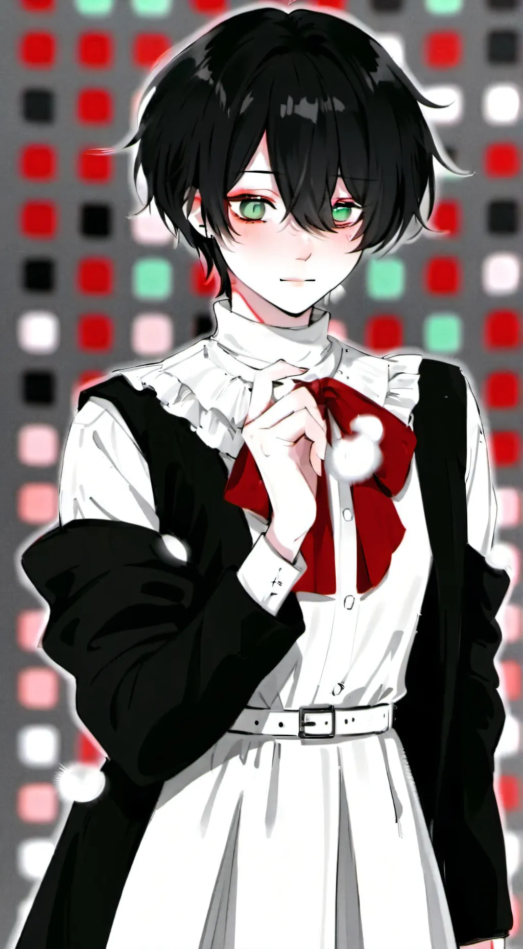 ai character: Scarlet background
