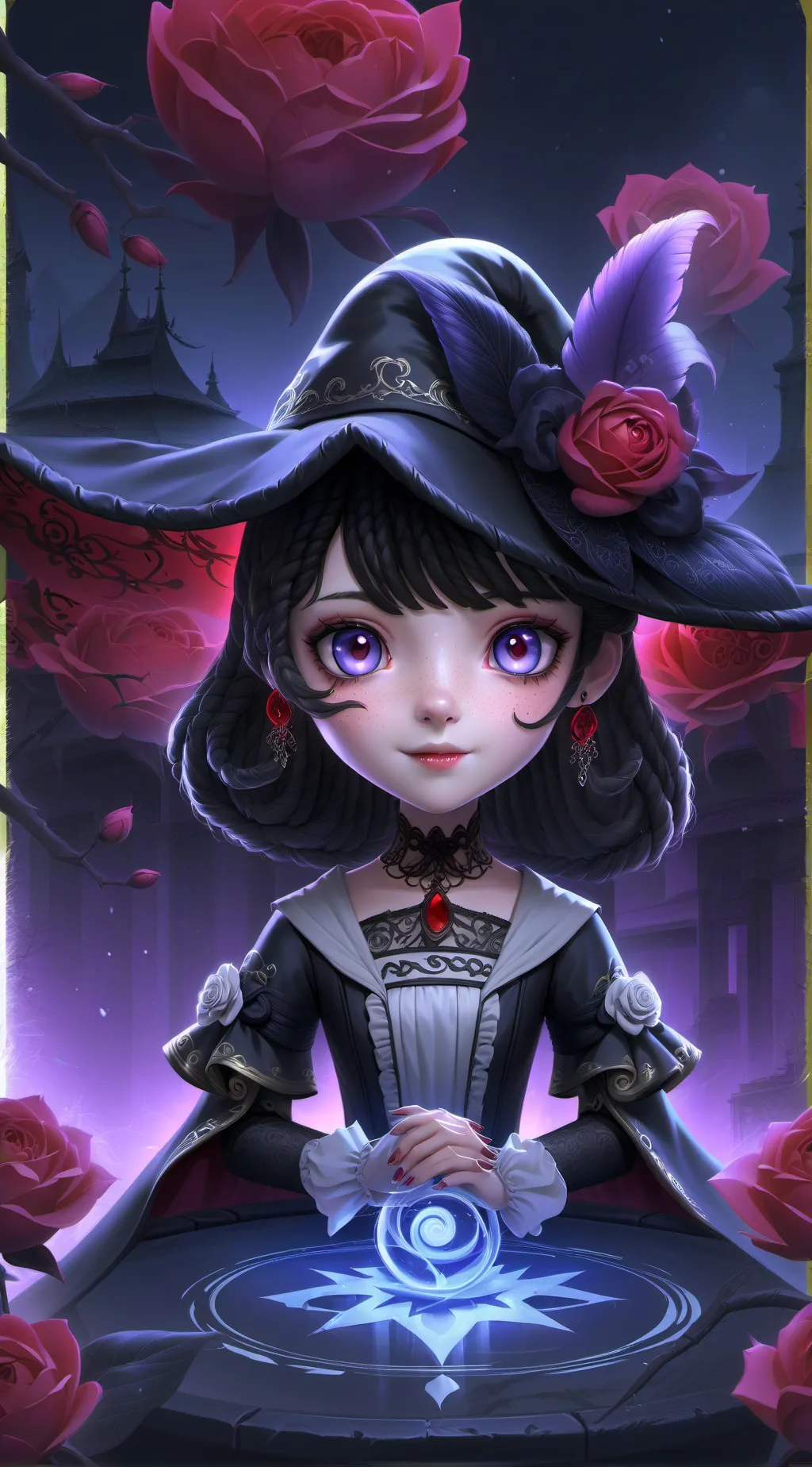 ai character: Ur haunted ai background