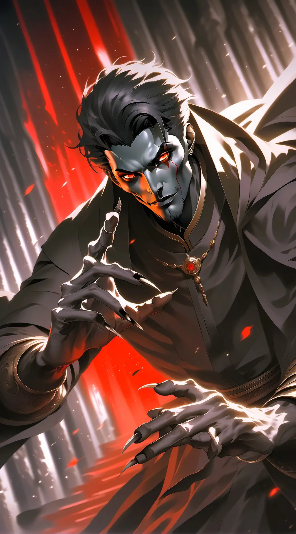 ai character: Mr. Death background