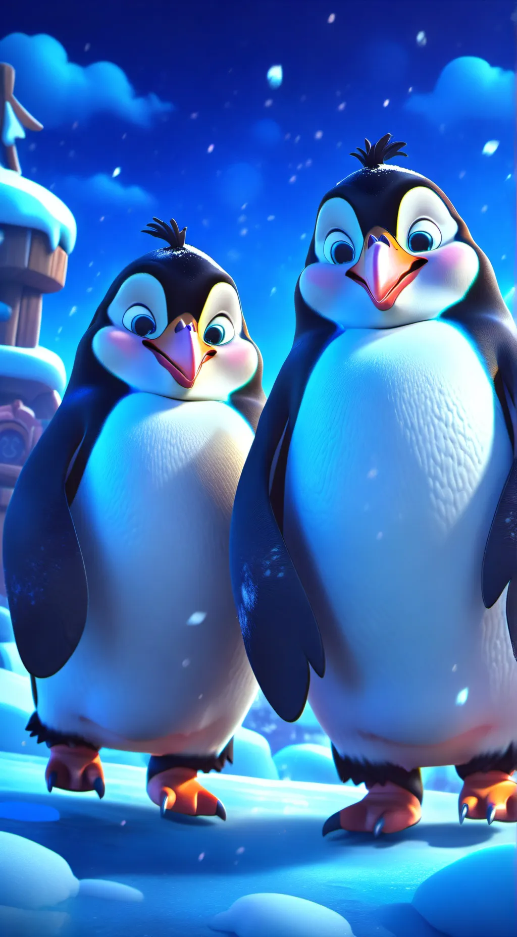 ai character: Snowball & Coco background