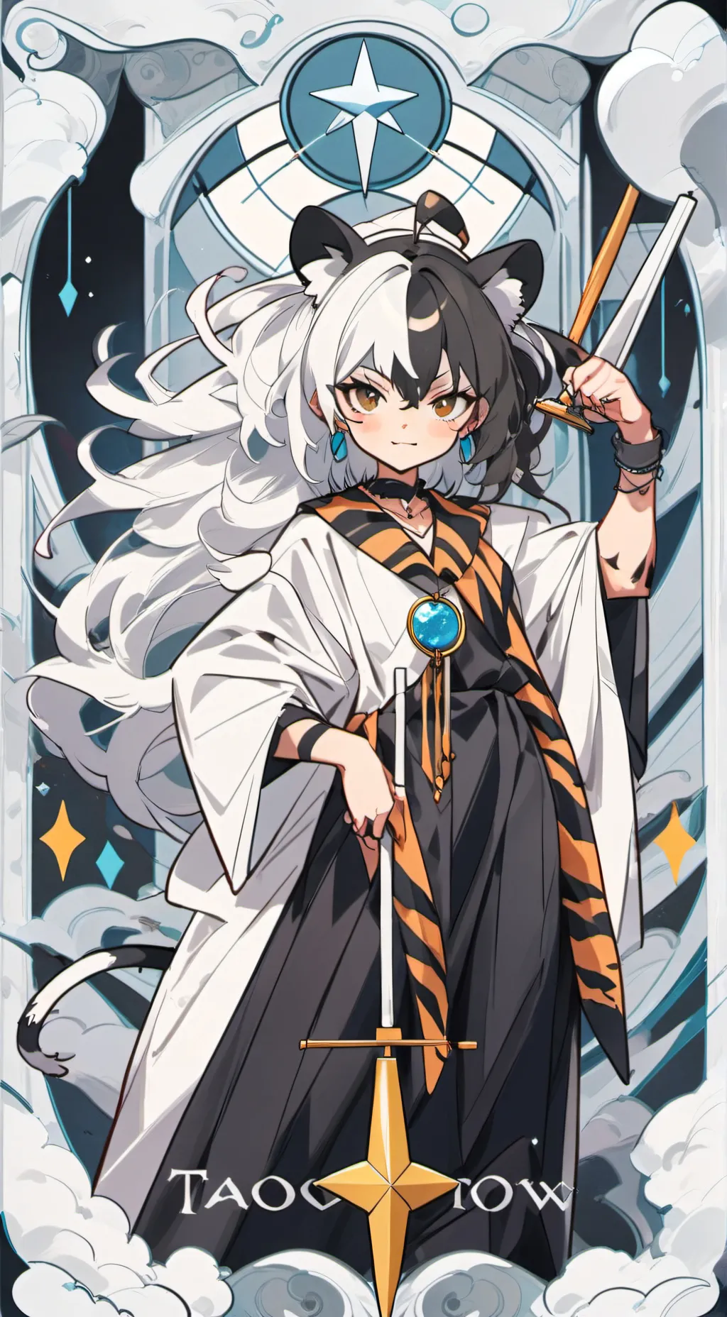 ai character: Miss Tiger background