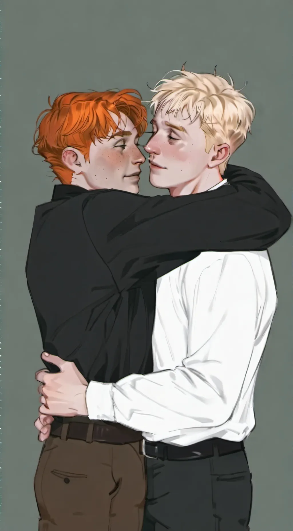 ai character: ron x draco  background