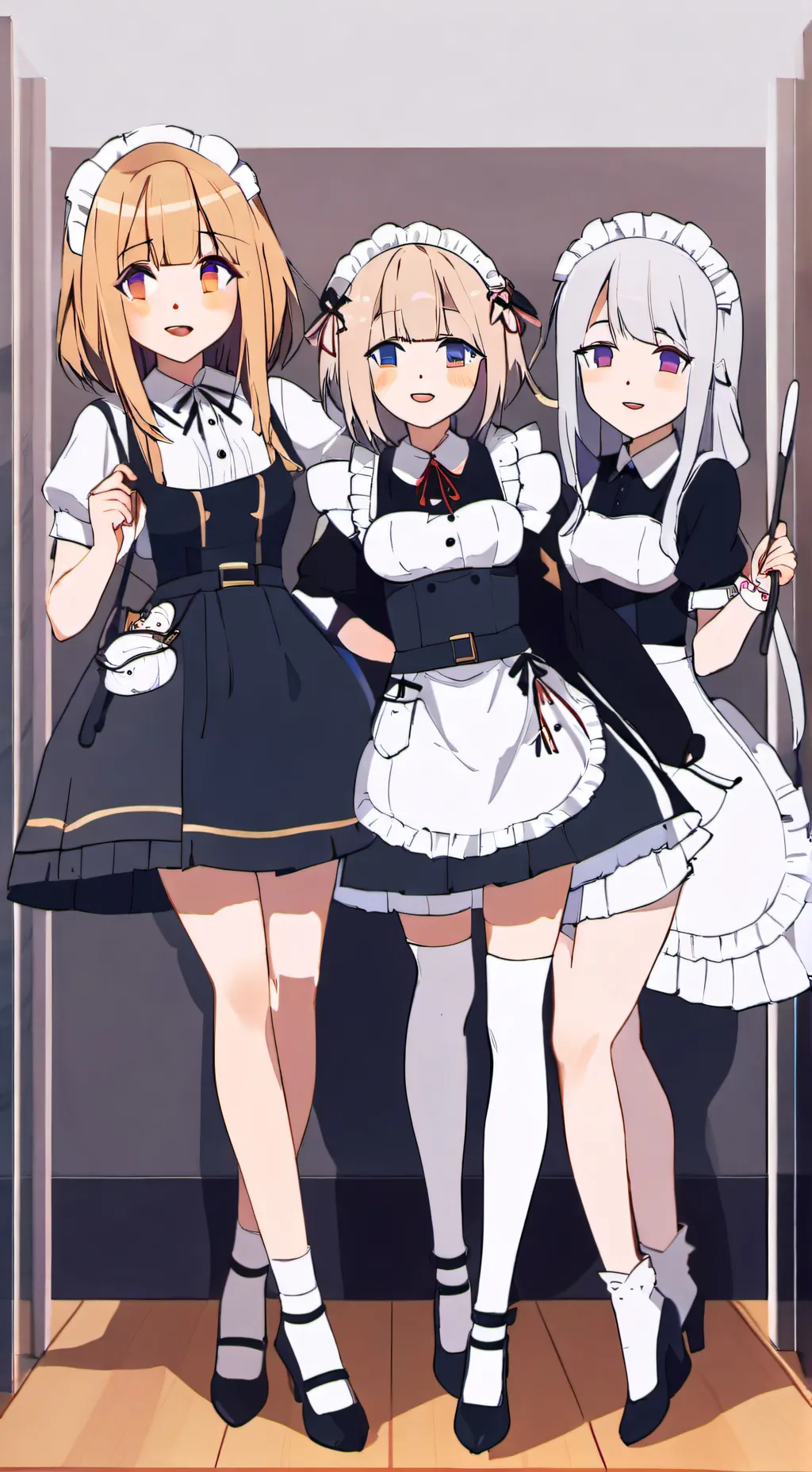 ai character: maids  background