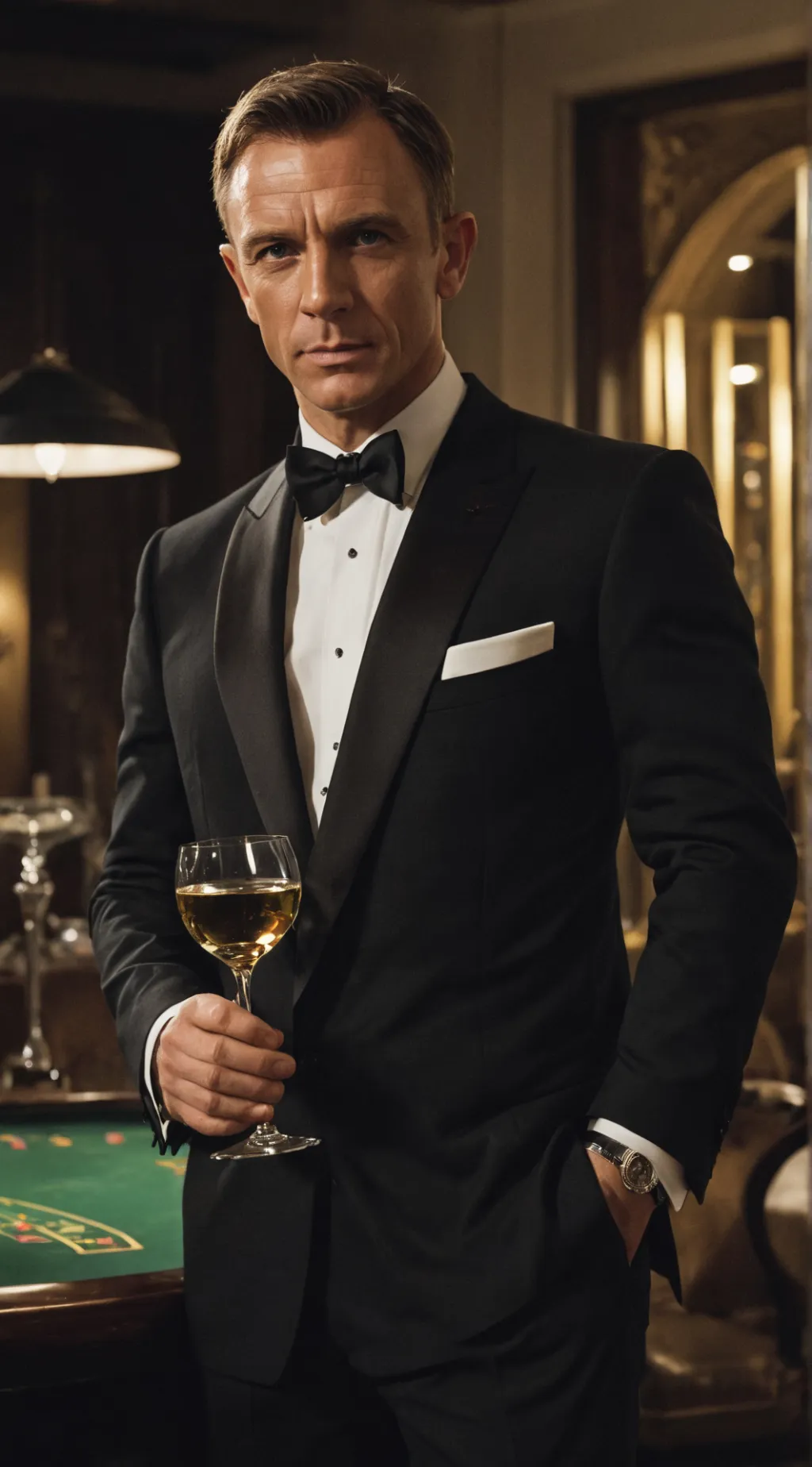 ai character: James Bond background