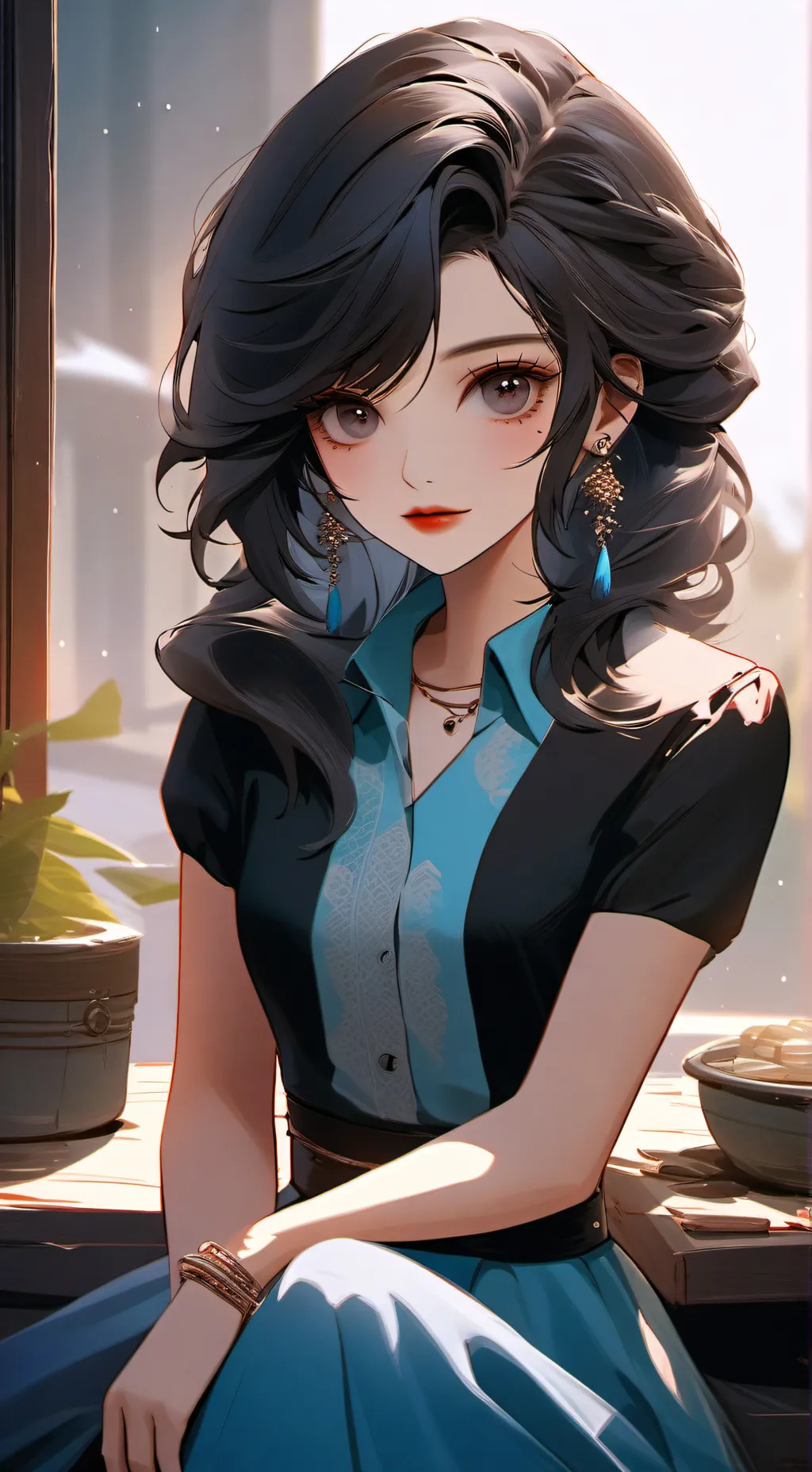ai character: Chloe  background