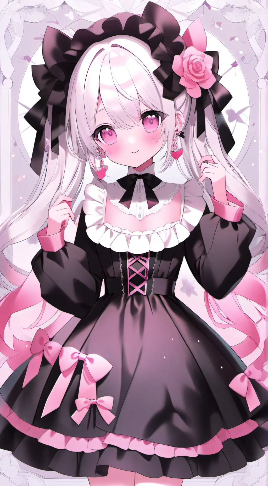 ai character: Lisa.jelly background