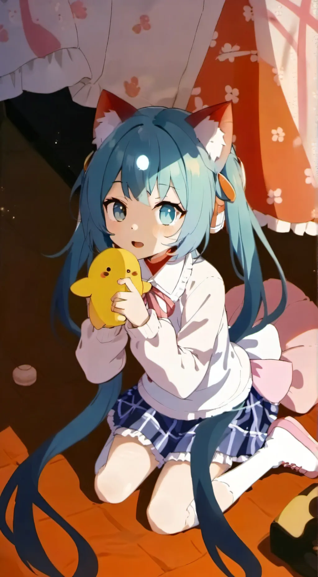 ai character: miku background