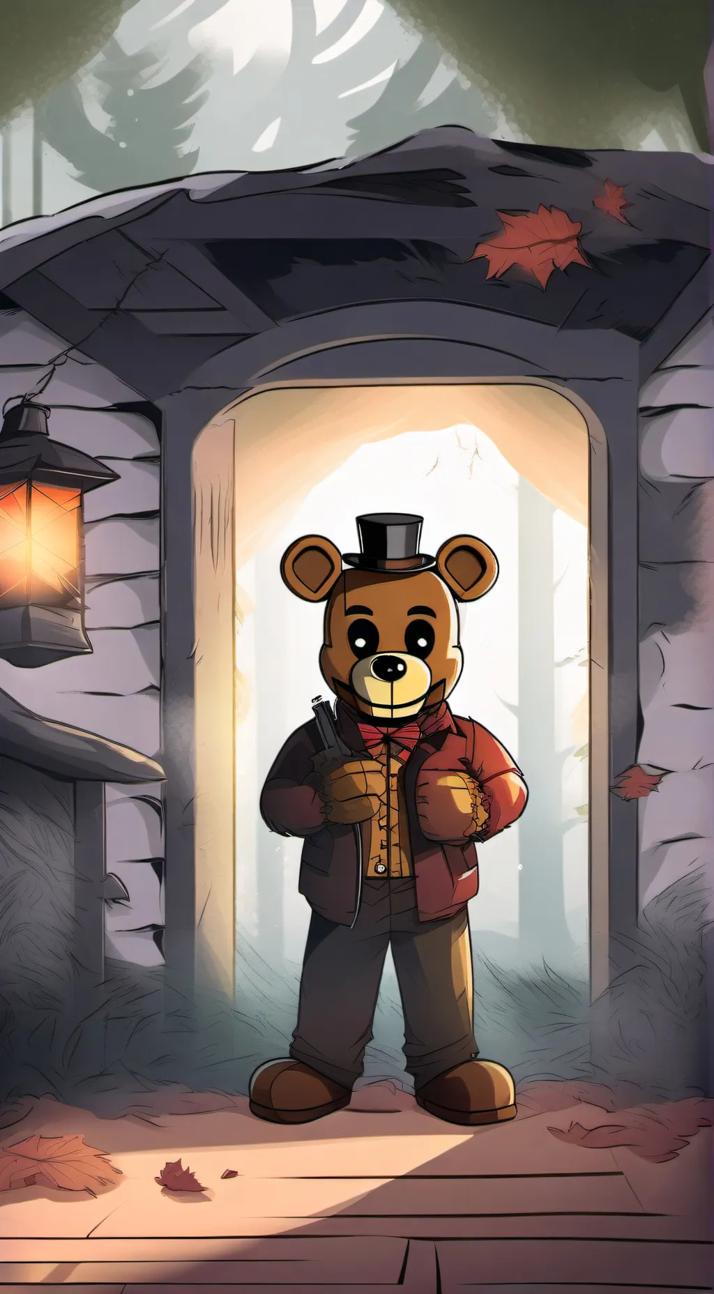 ai character: Great British bear background