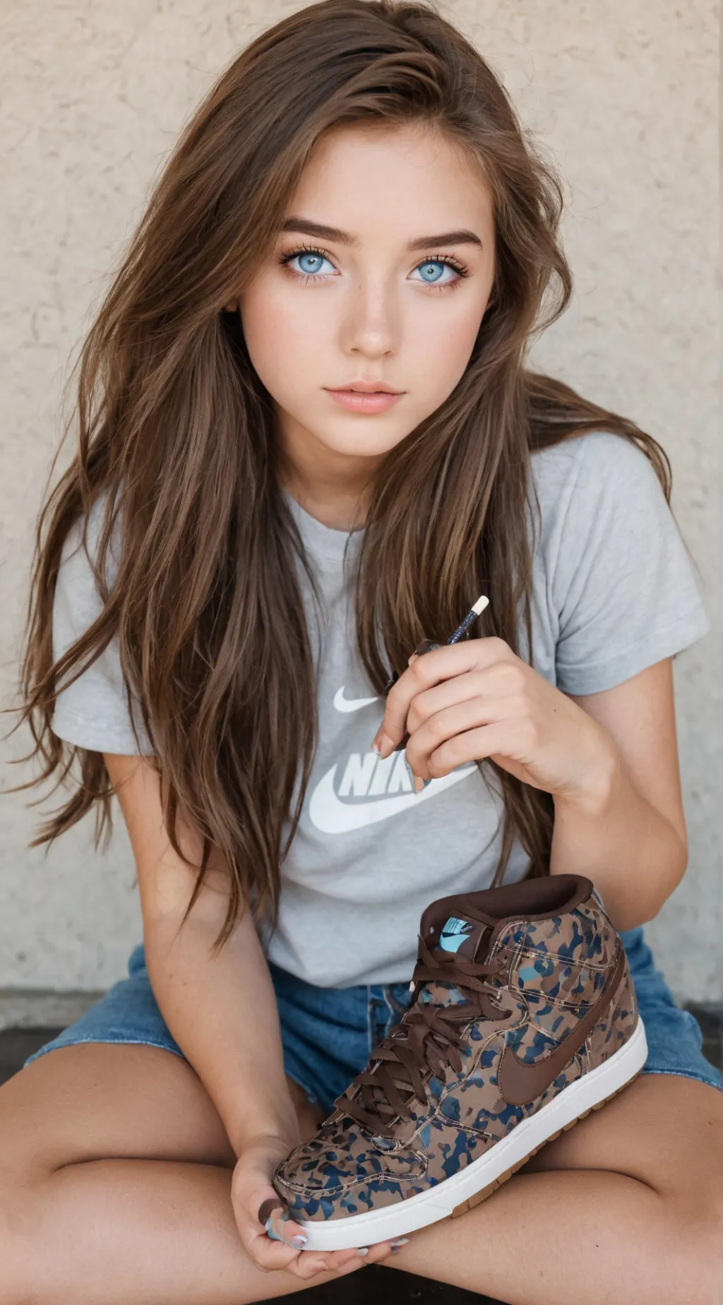 ai character: Mavie  background