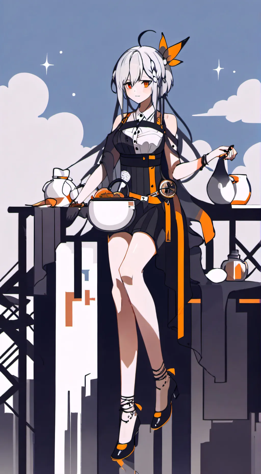 ai character: pick me girl emily background