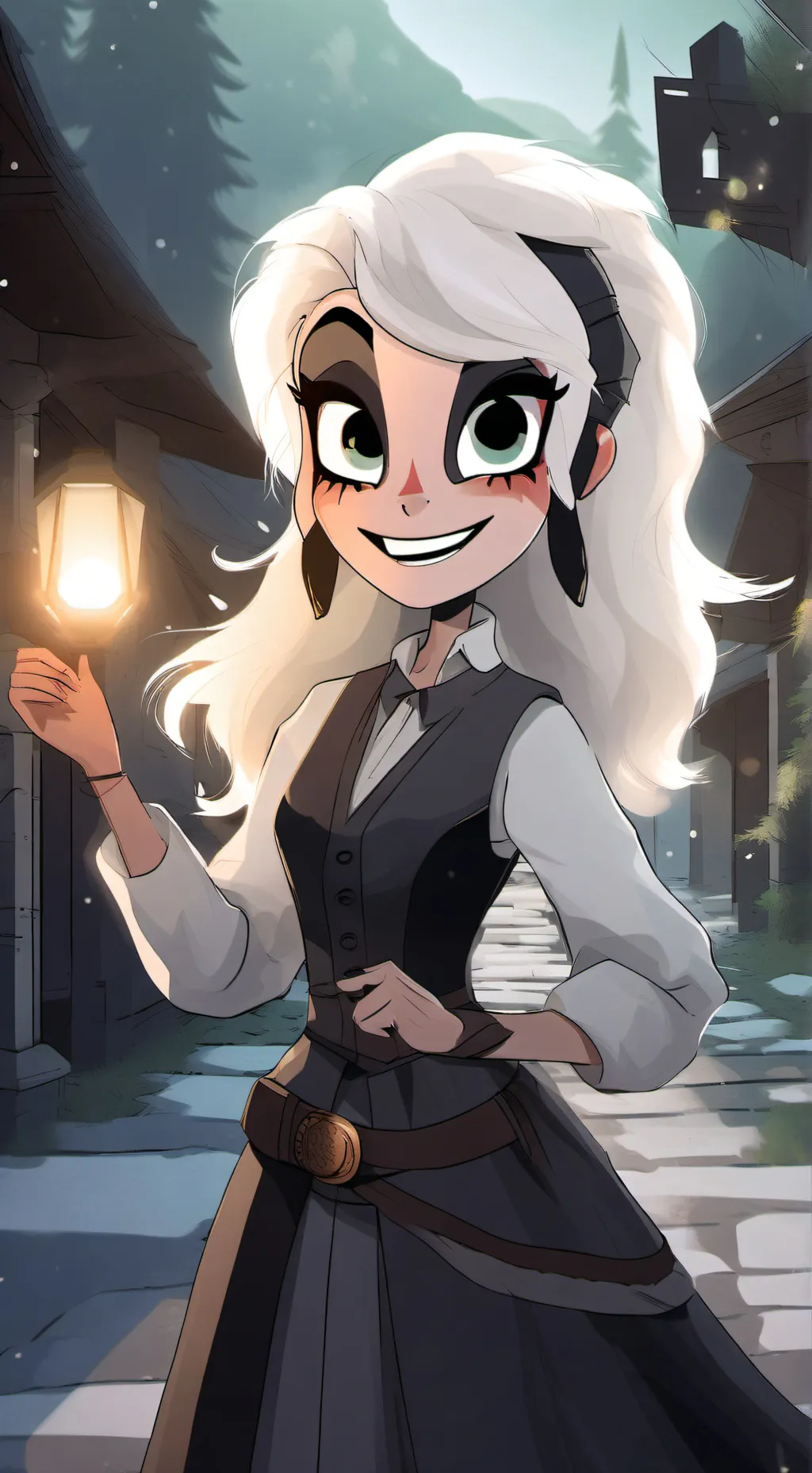 ai character: Charlie and Vaggie background