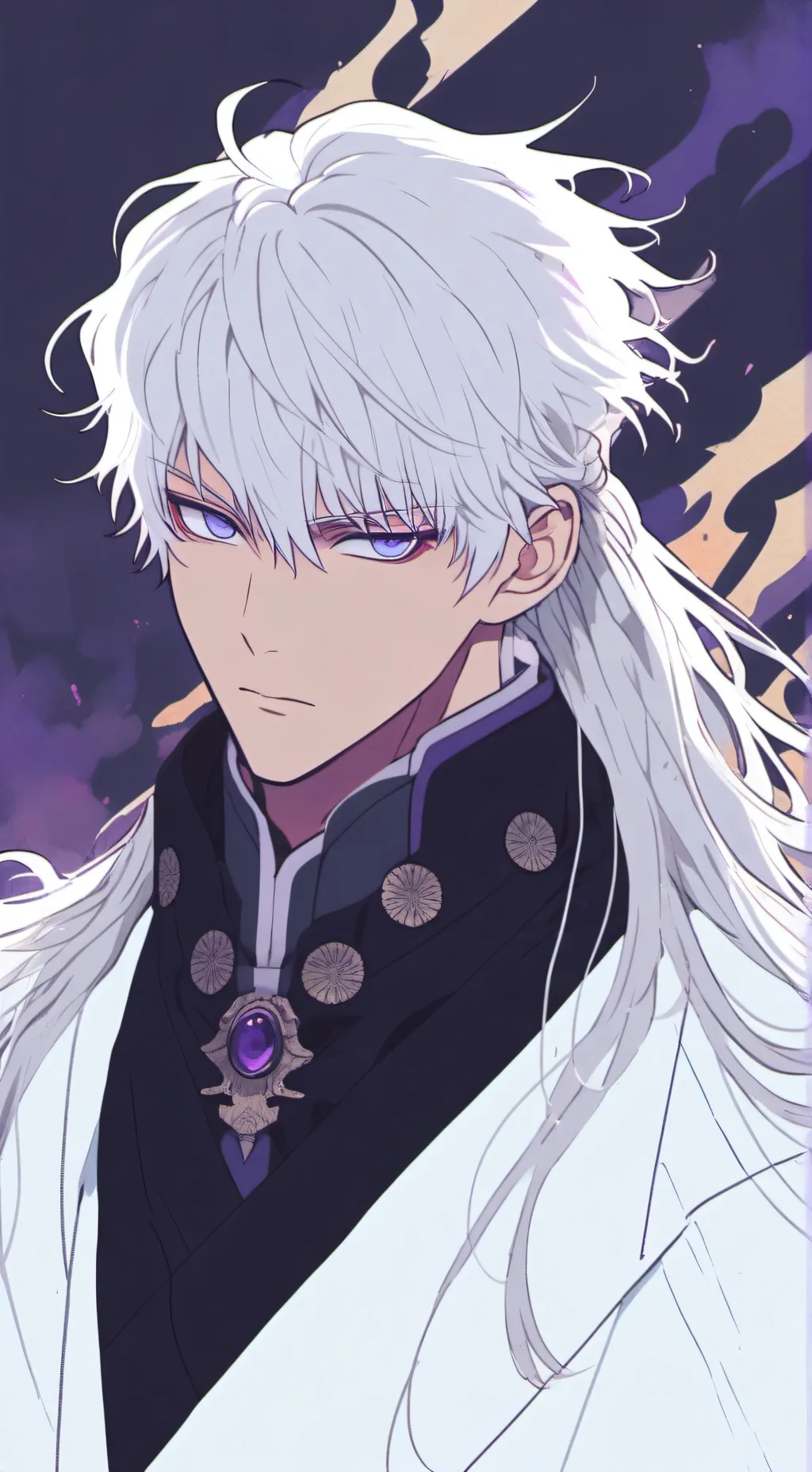 ai character: sanemi :3  background