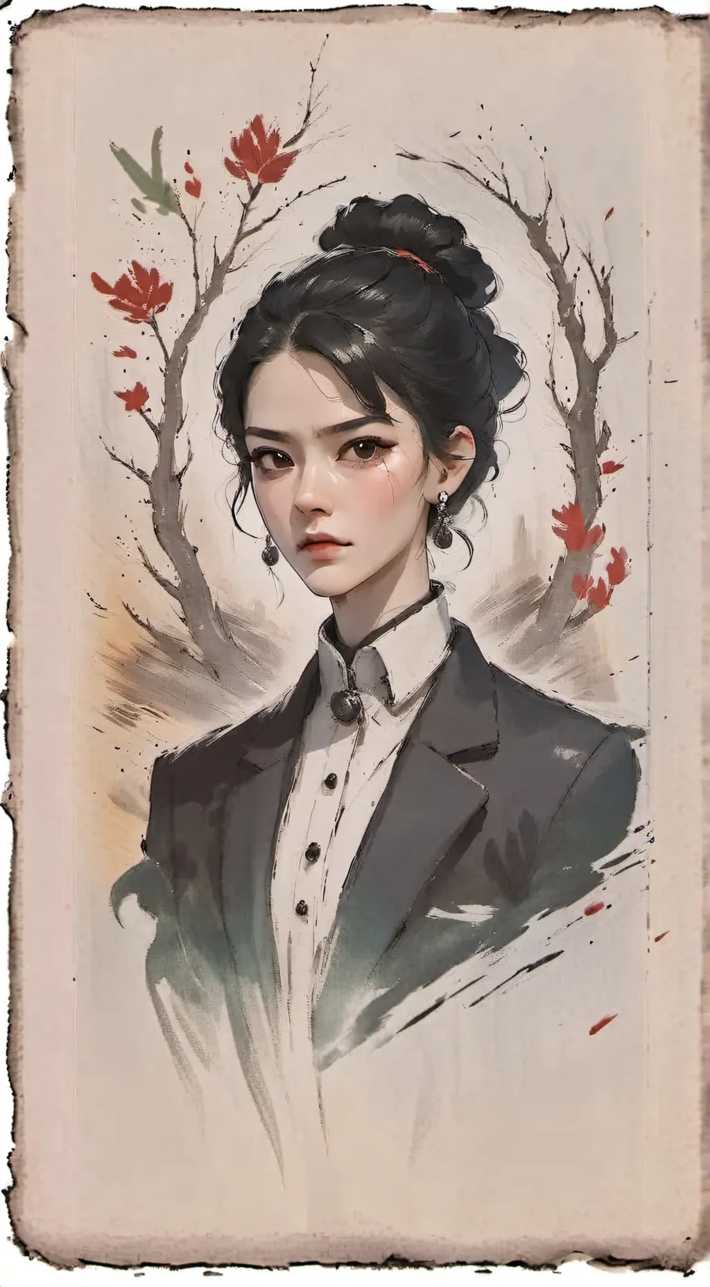 ai character: Miss Belle background