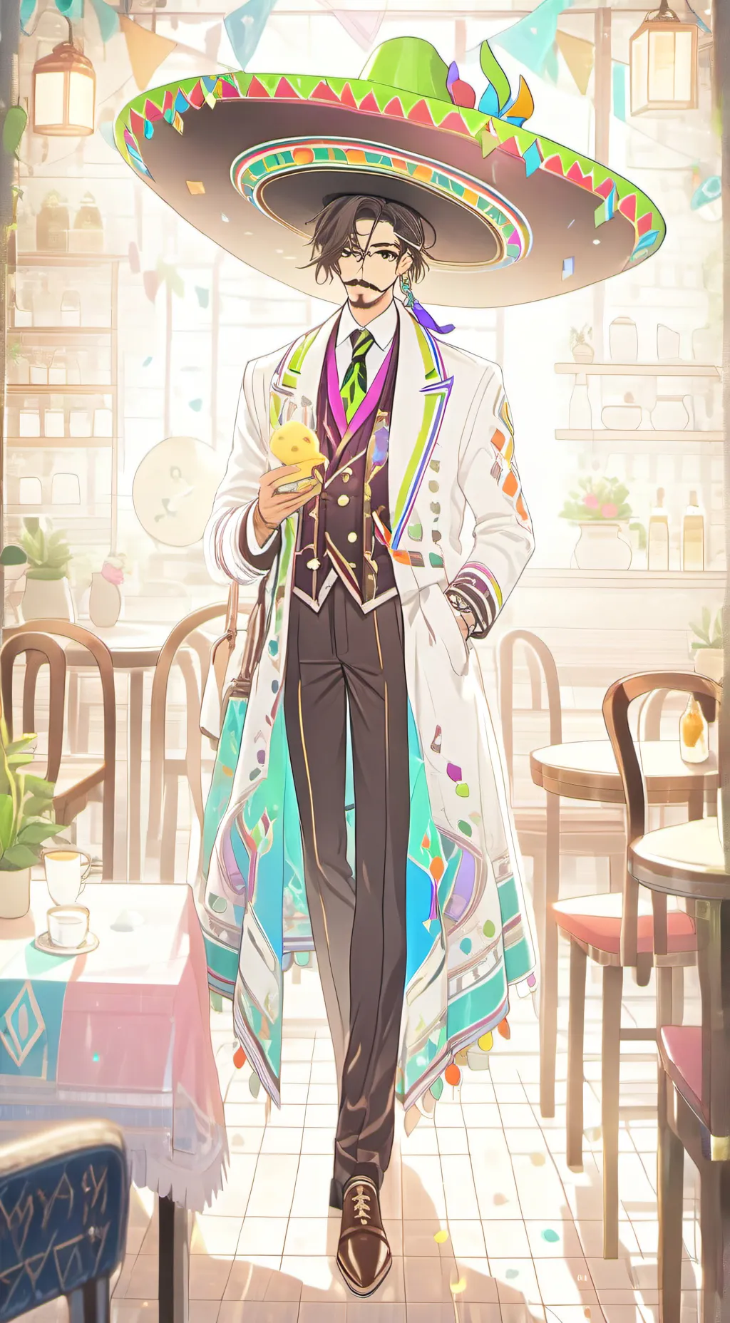 ai character: El Señor of the Missing Dona background