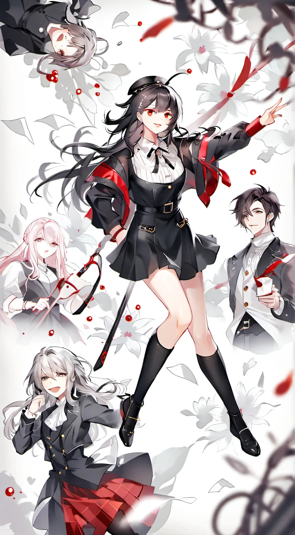 ai character: Akatsuki background