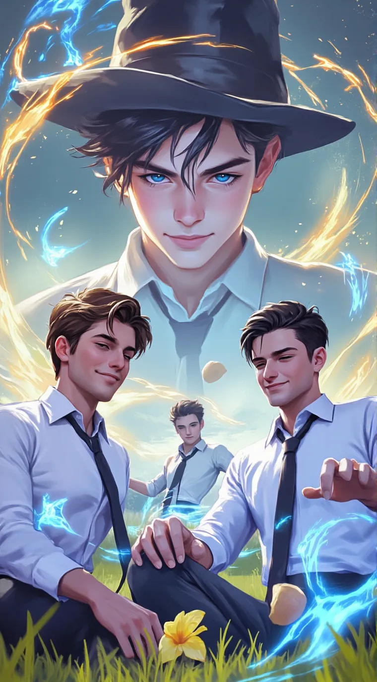ai character: superhero school background