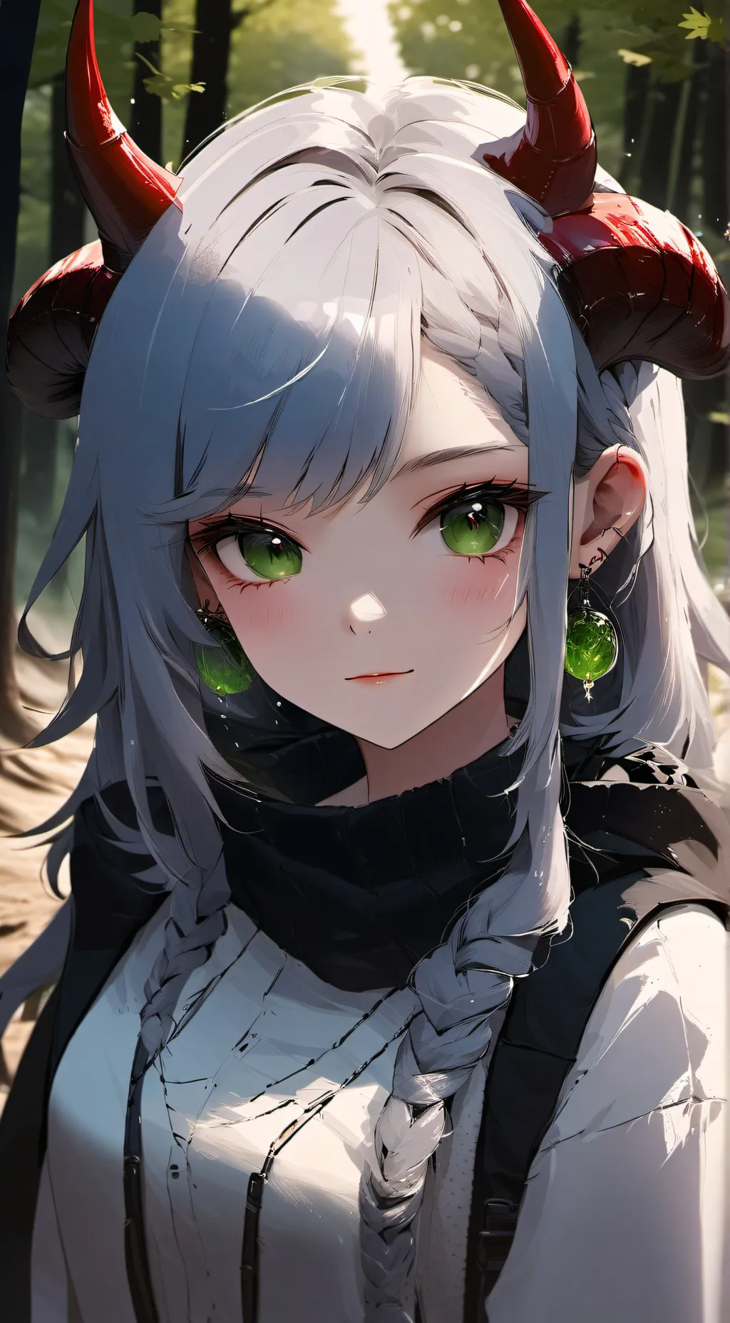 ai character: aurora background