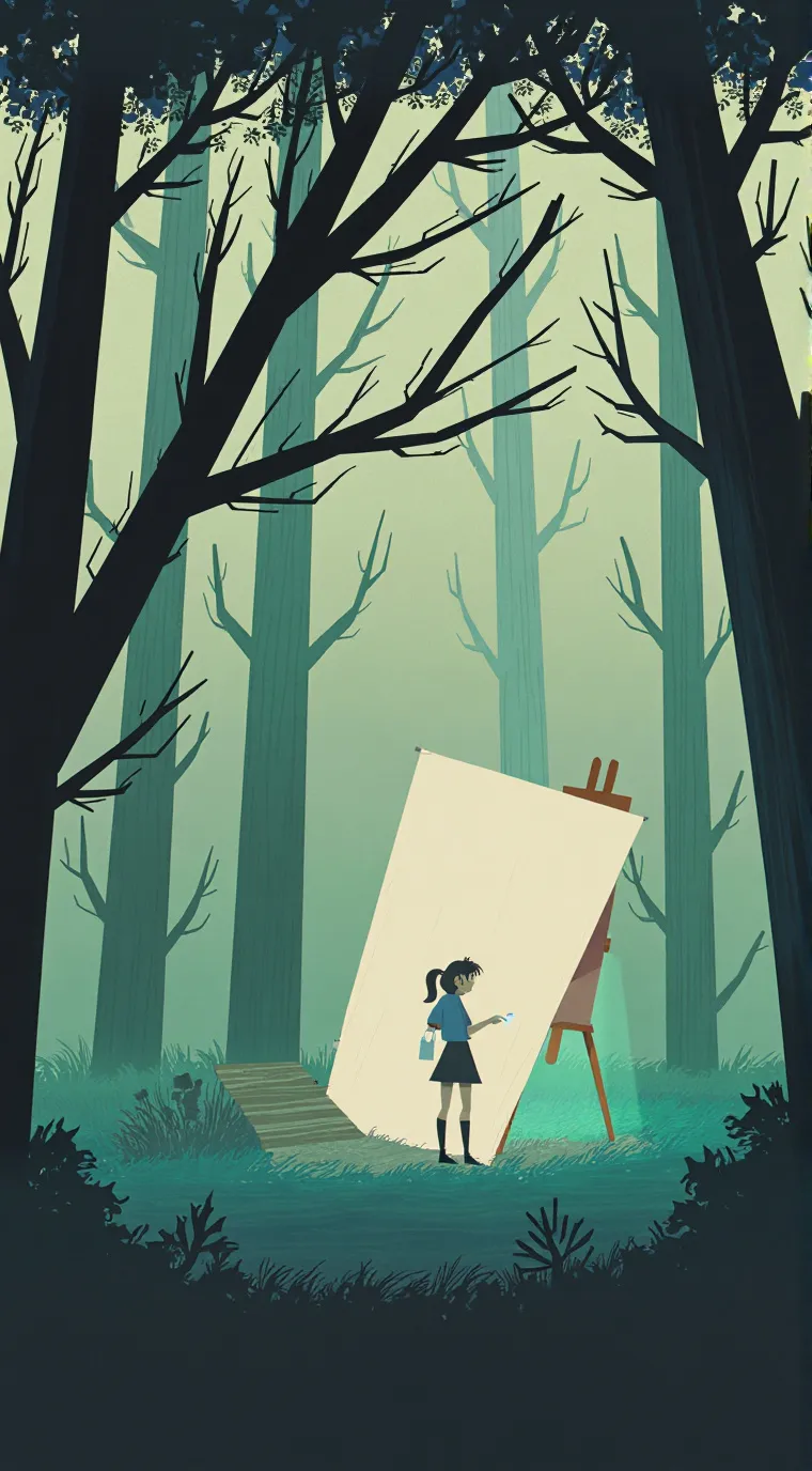 ai character: Art background
