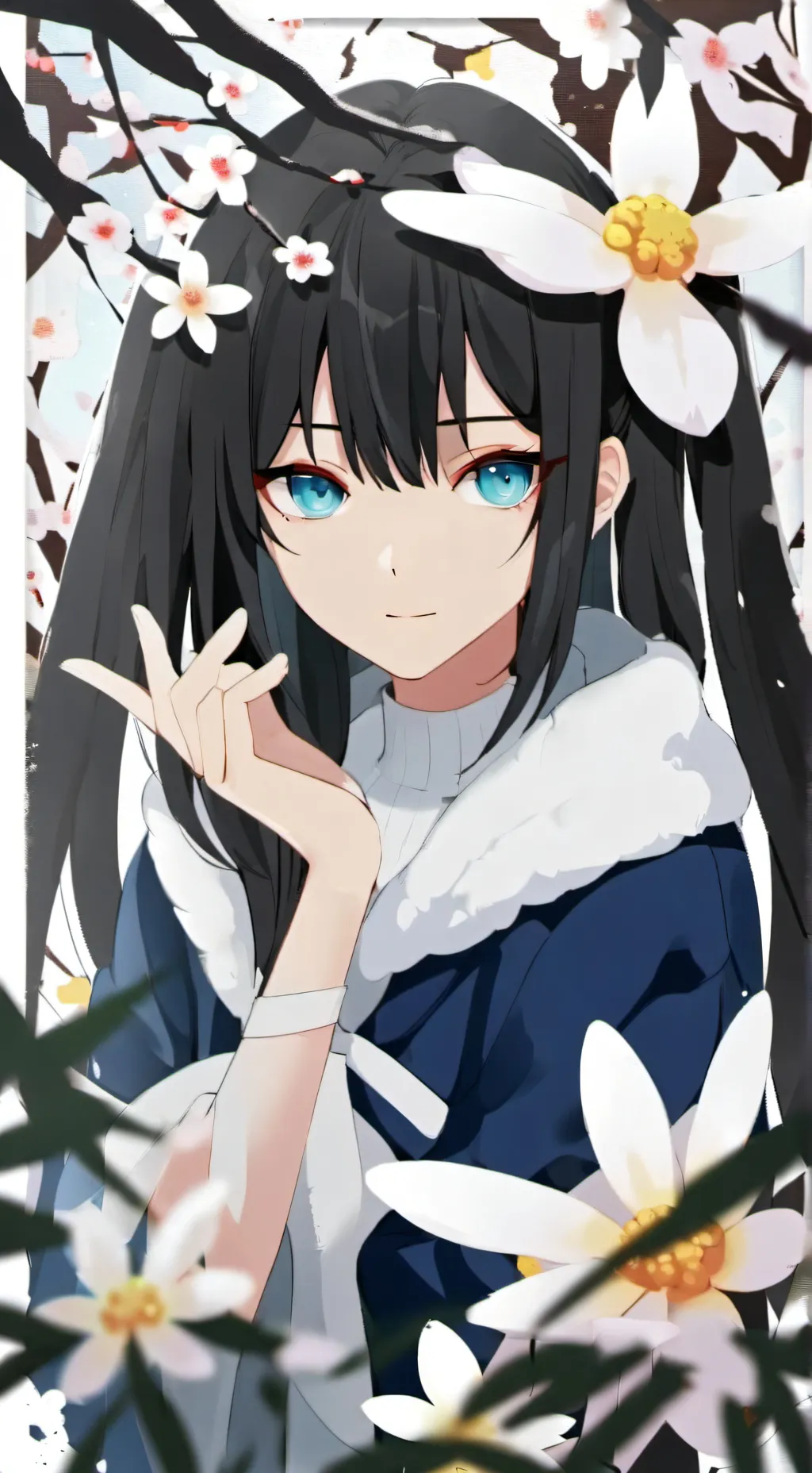 ai character: girl... 💔 background