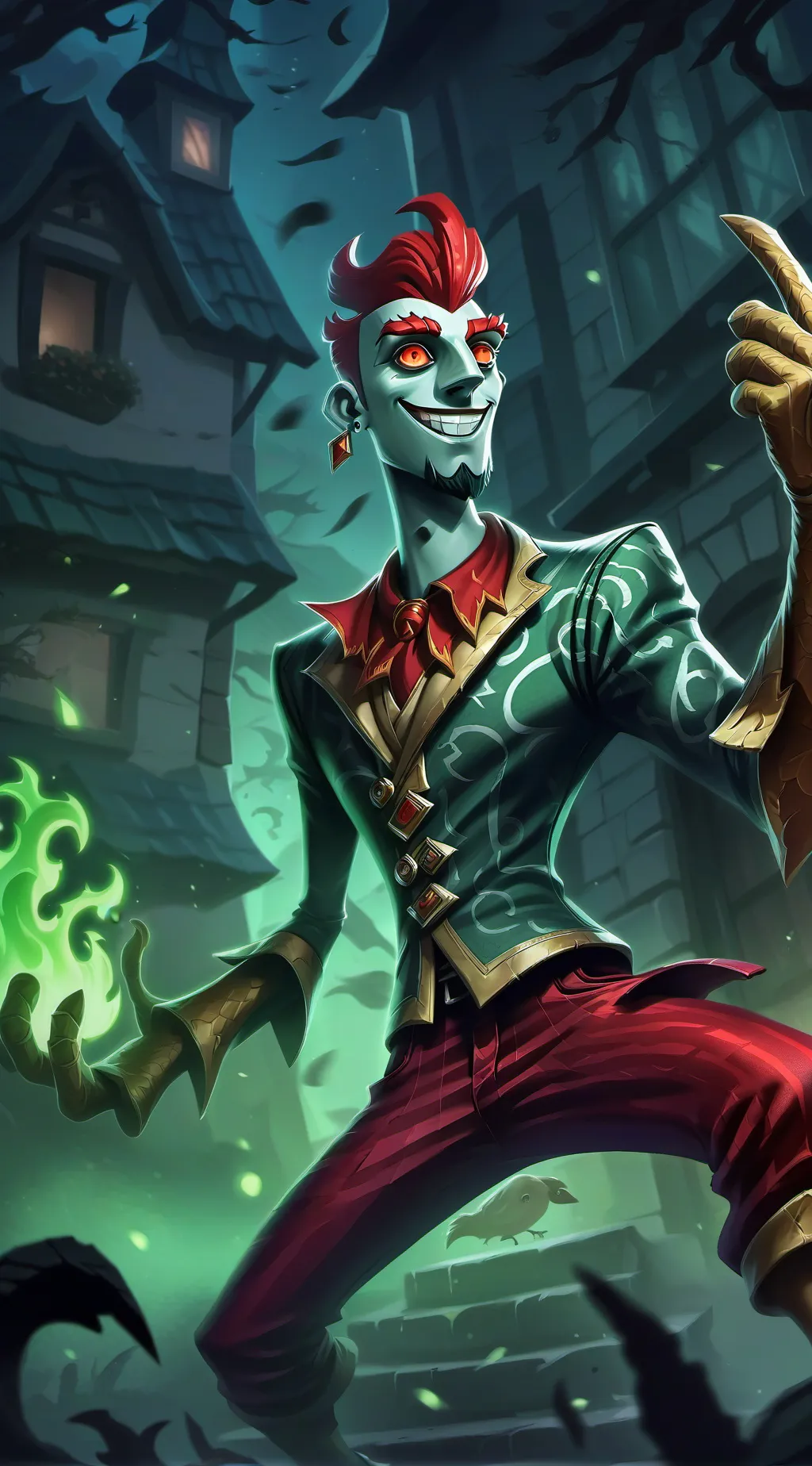 ai character: Fickle Sticks background